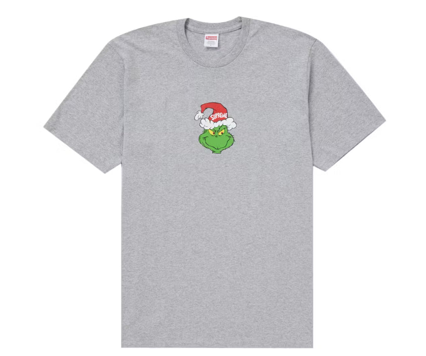 Size XXL Supreme Grinch Tee “Grey” Brand New