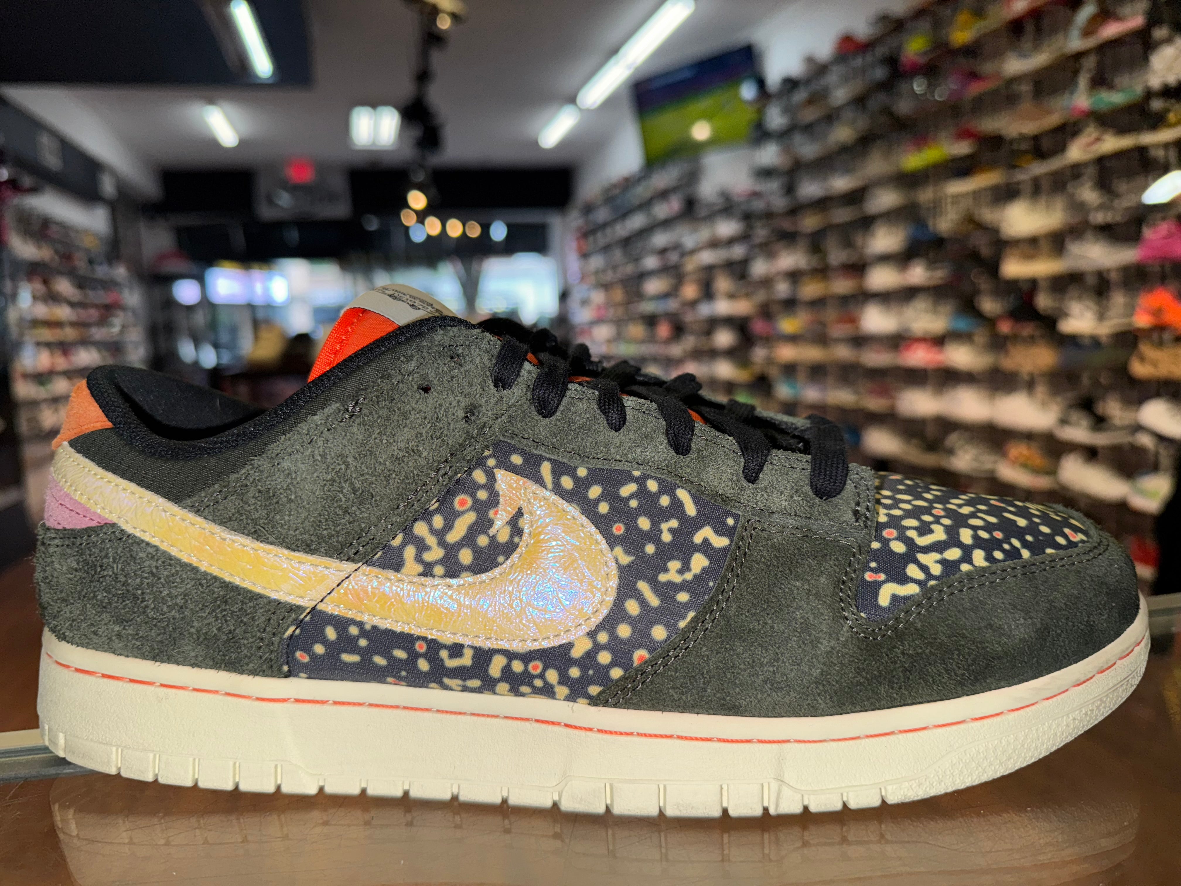 Size 12 Dunk Low "Gone Fishing Rainbow Trout"
