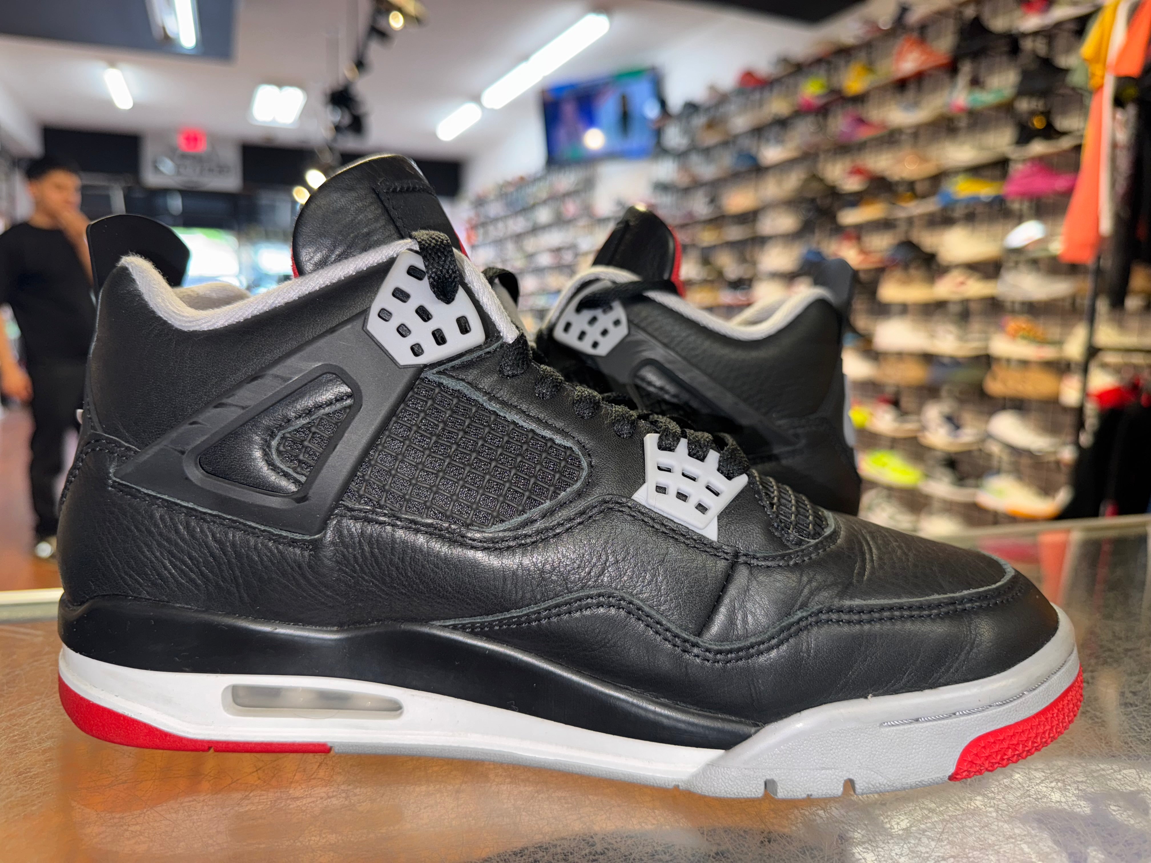 Size 9.5 Air Jordan 4 "Bred Reimagined"