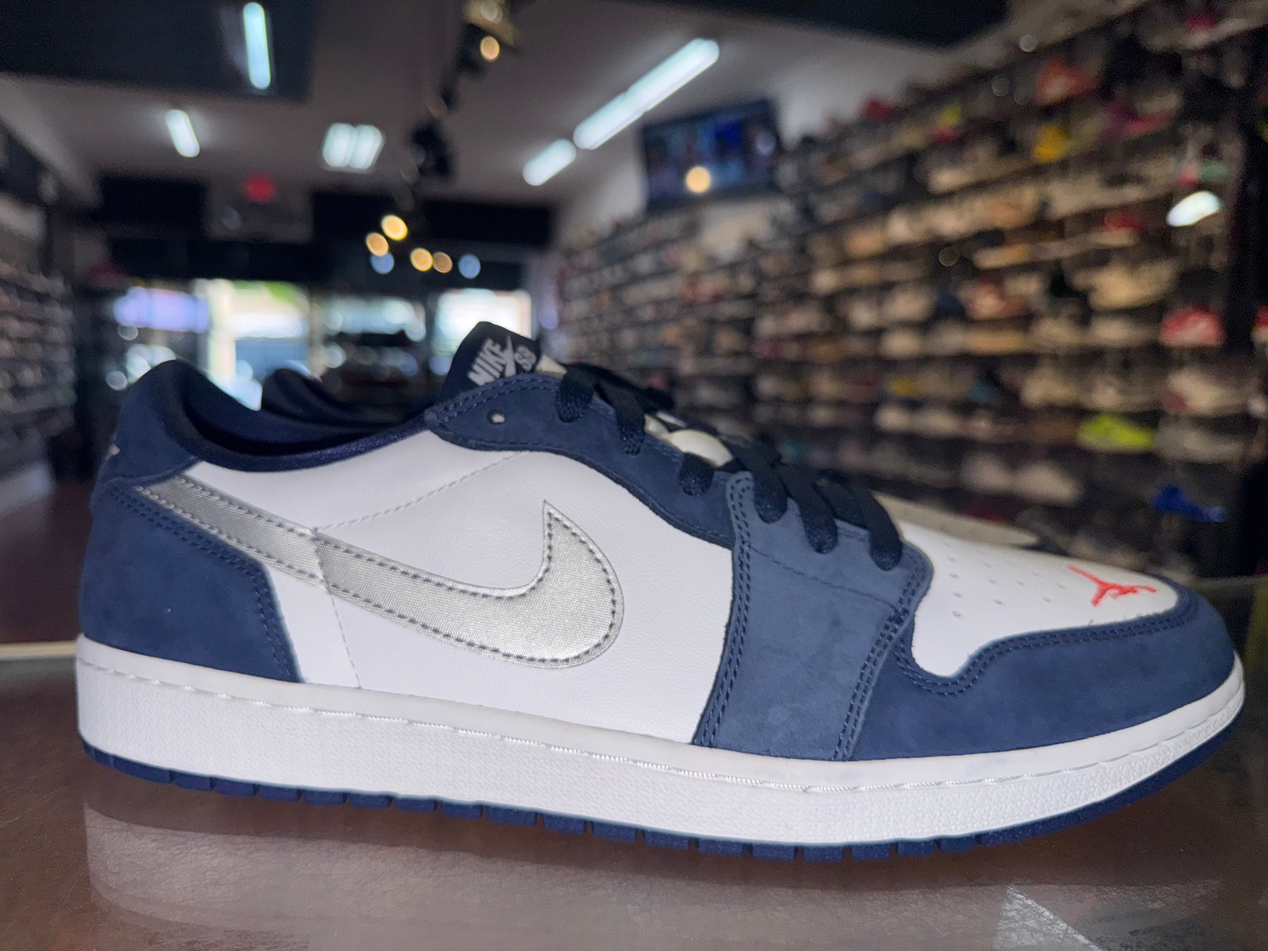 Size 11 Air Jordan 1 Low SB X Eric Koston "Midnight Navy" Brand New
