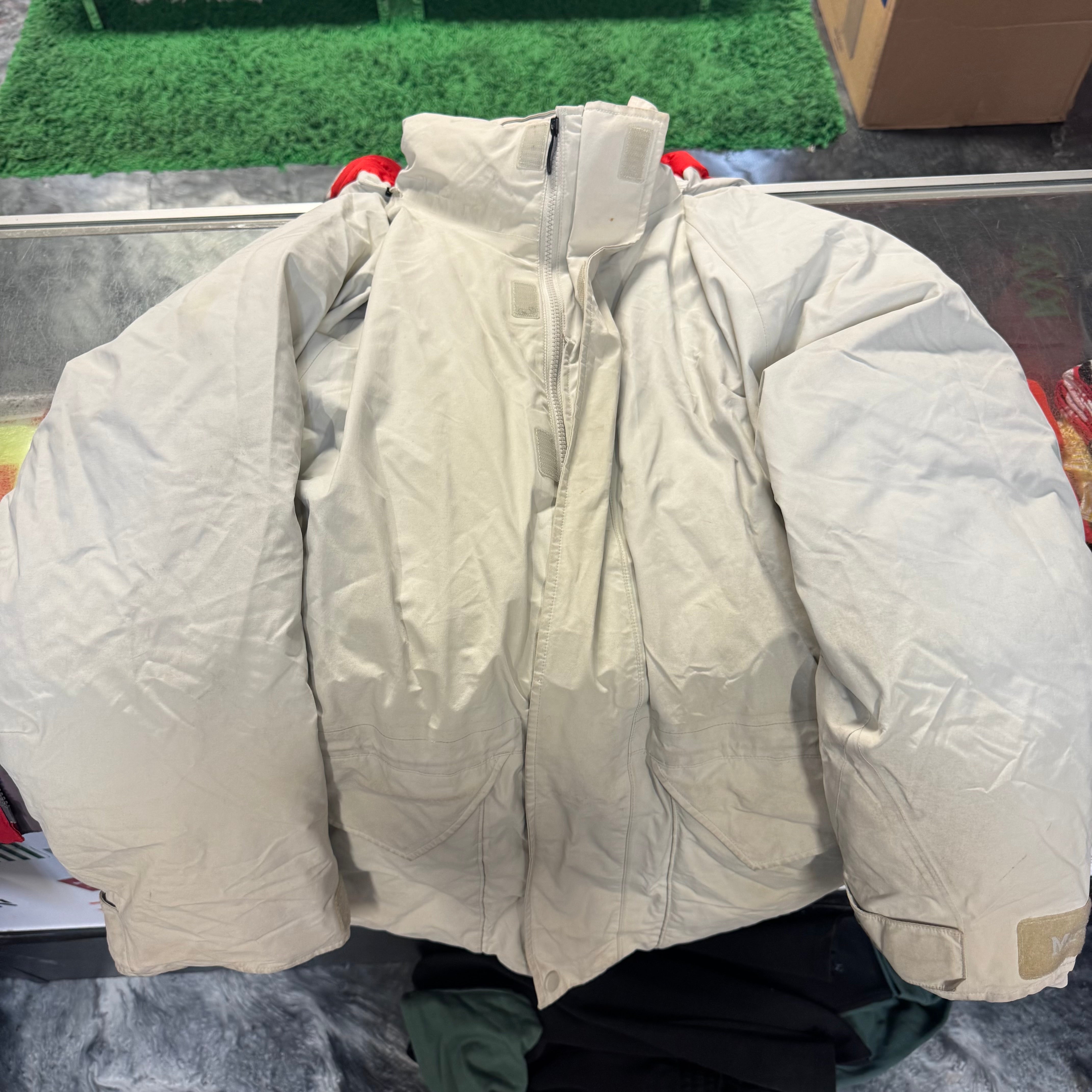 Small Marmot Parka Jacket White