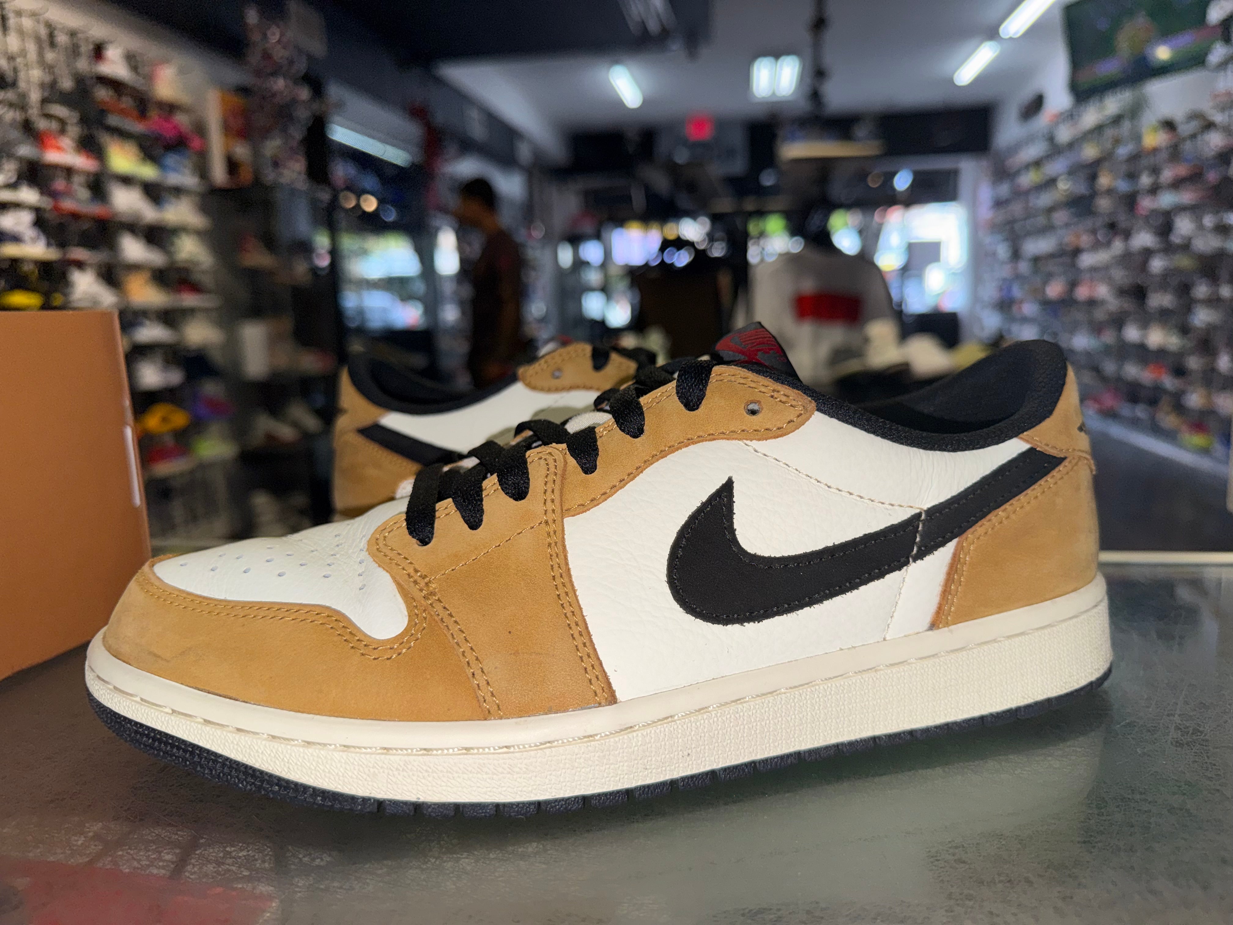 Size 9.5 Air Jordan 1 Low "Rookie of the Year"