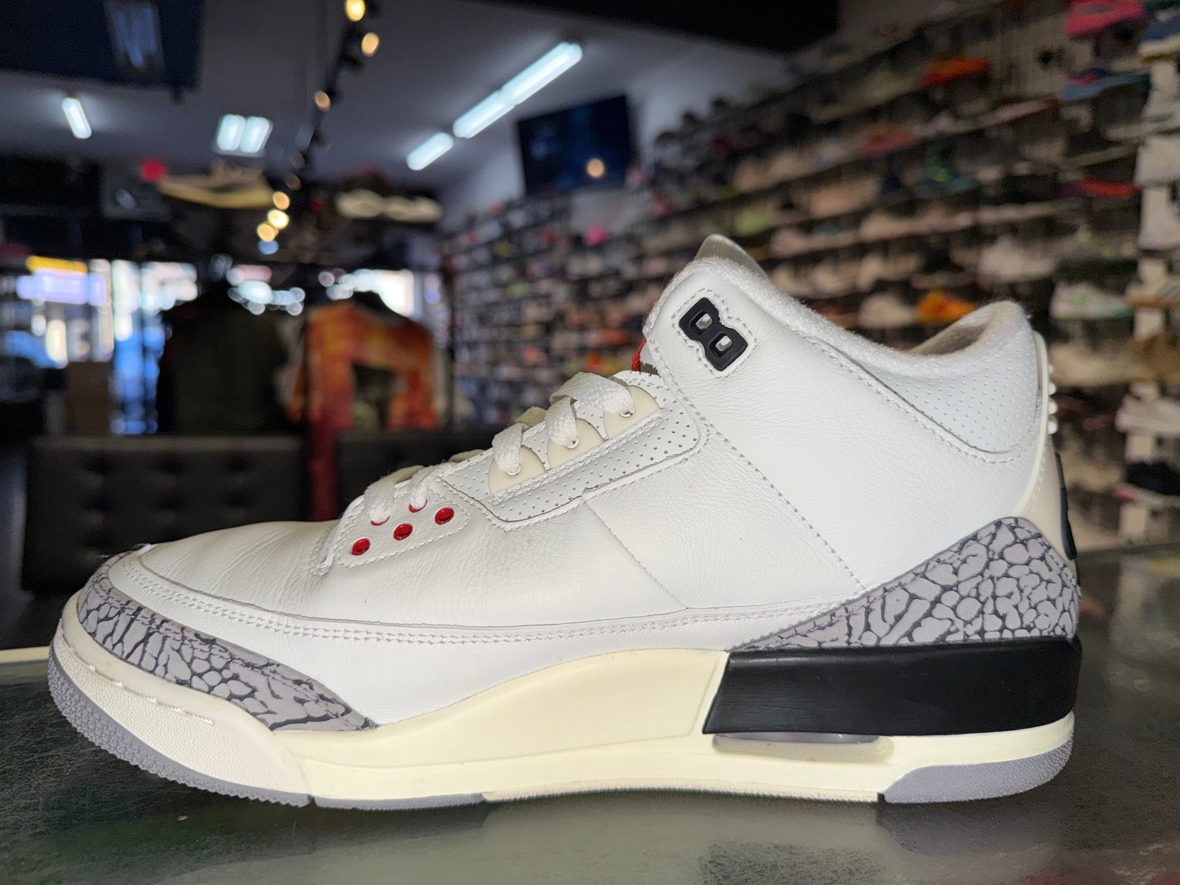Size 10 Air Jordan 3 "White Cement Reimagined"