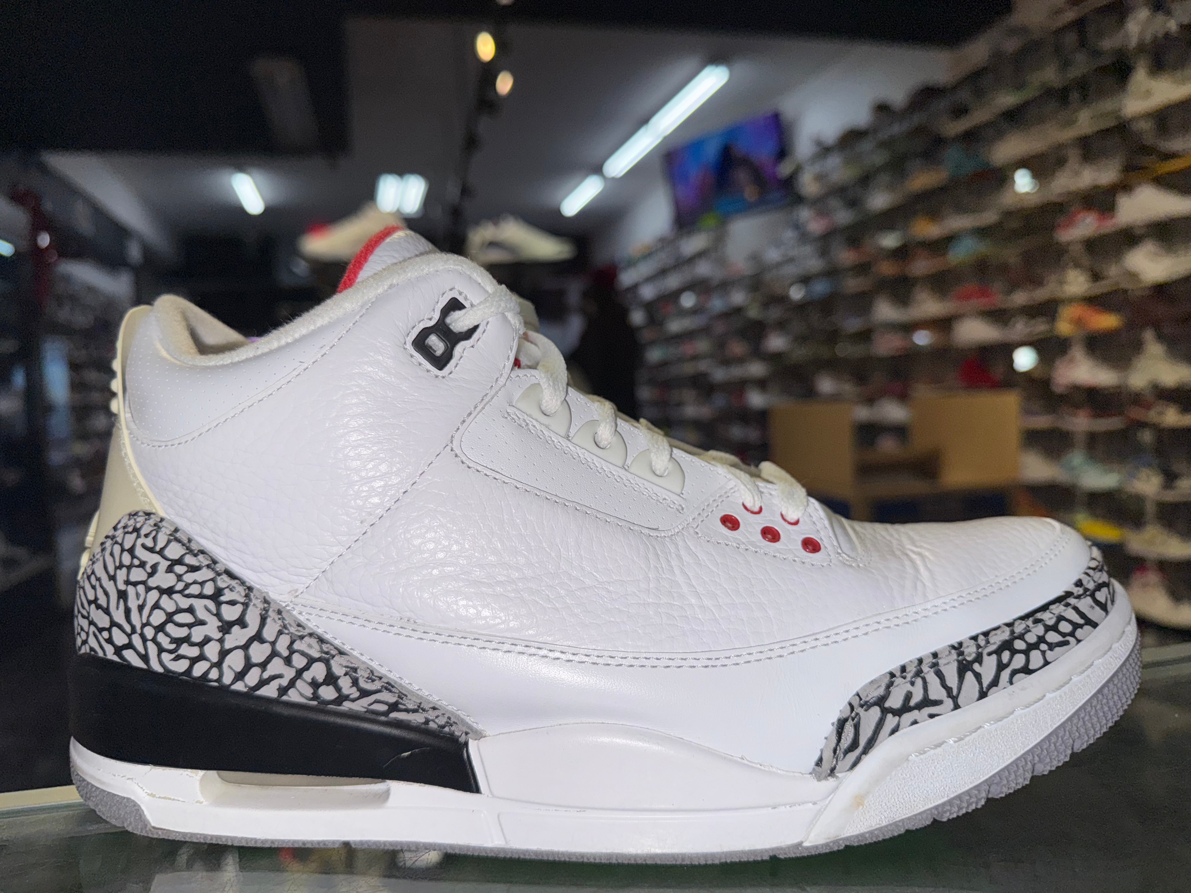 Size 12 Air Jordan 3 "White Cement" 2011