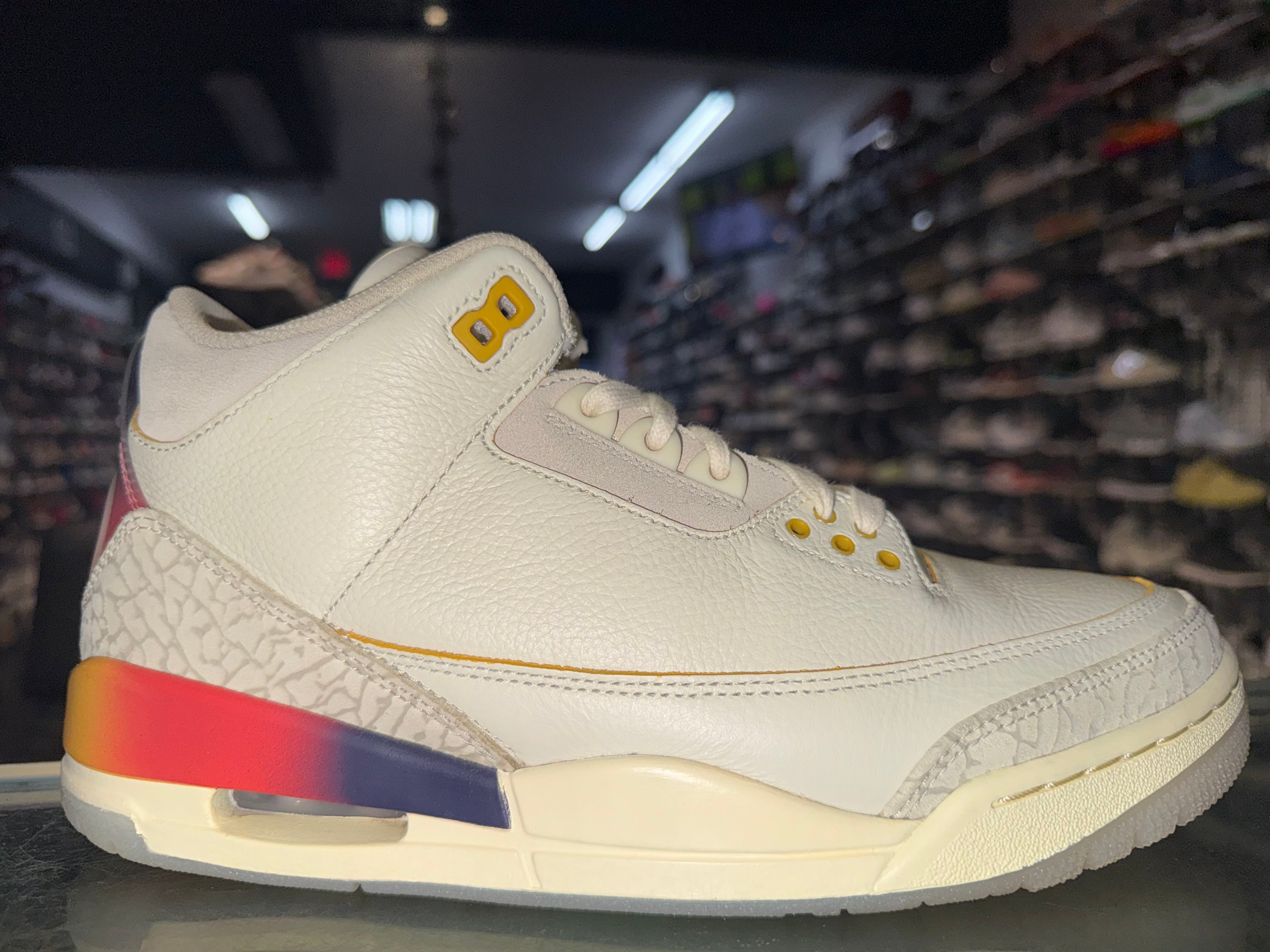 Size 8.5 Air Jordan 3 J Balvin "Medellin Sunset"