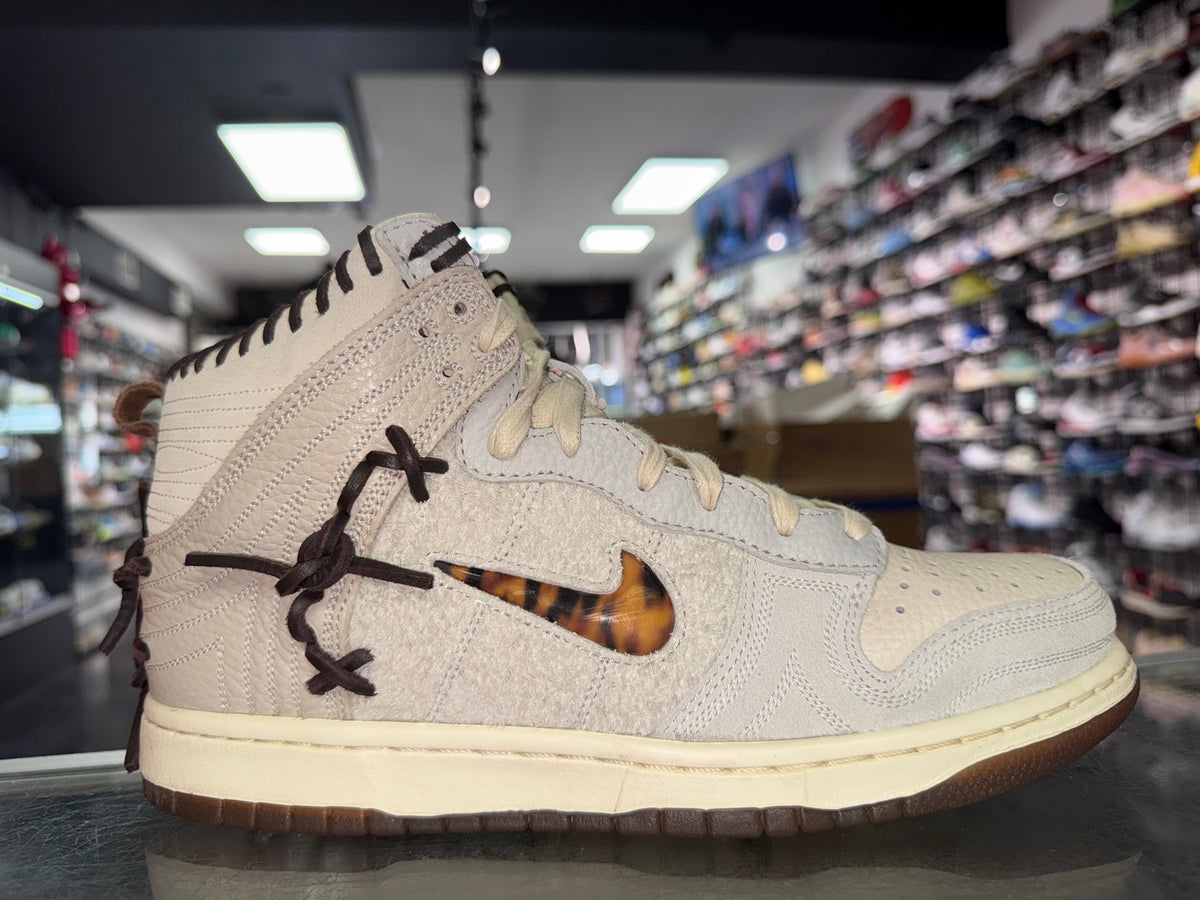 Nike Dunk High Bodega Sail Multi sneaker, pre-owned, size 8