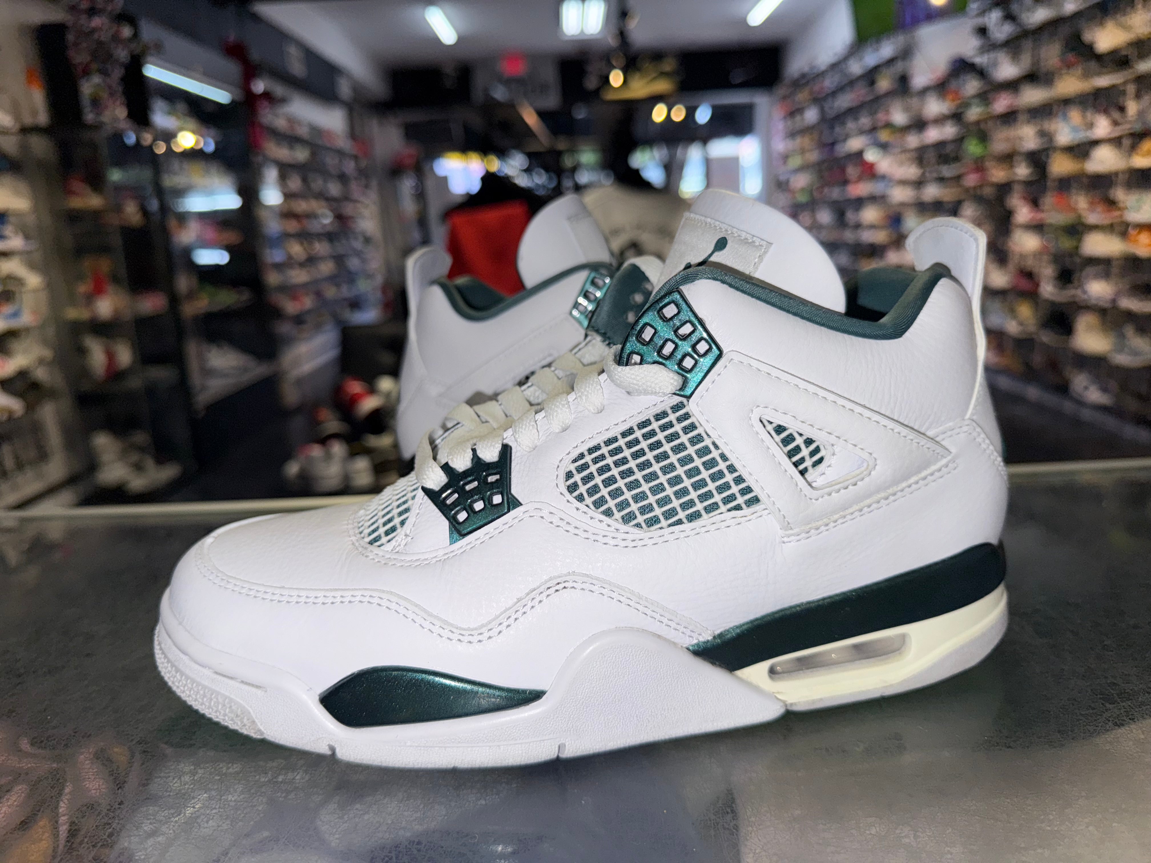Size 8 Air Jordan 4 "Oxidized Green"