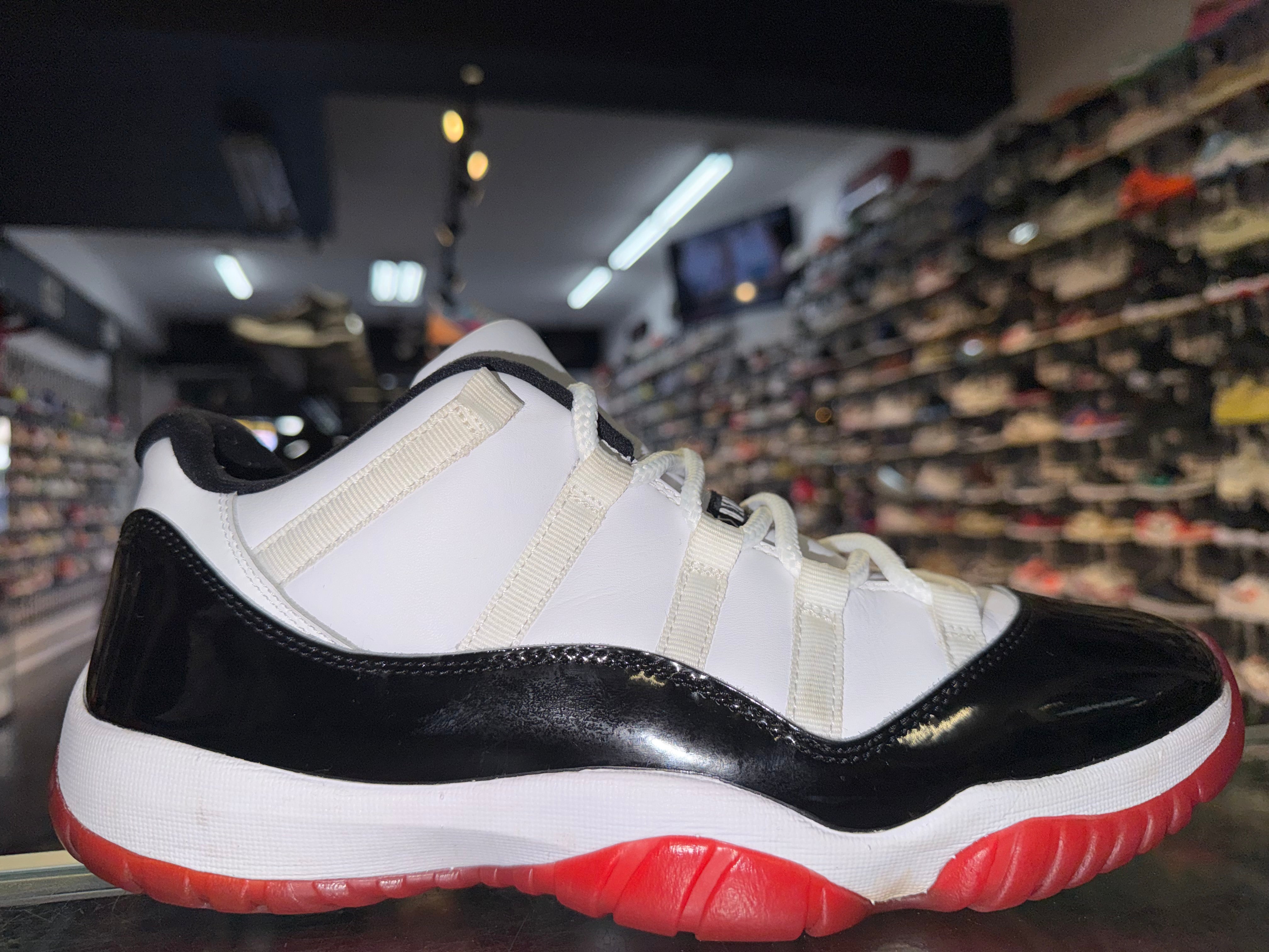 Size 11 Air Jordan 11 Low "Concord Bred"