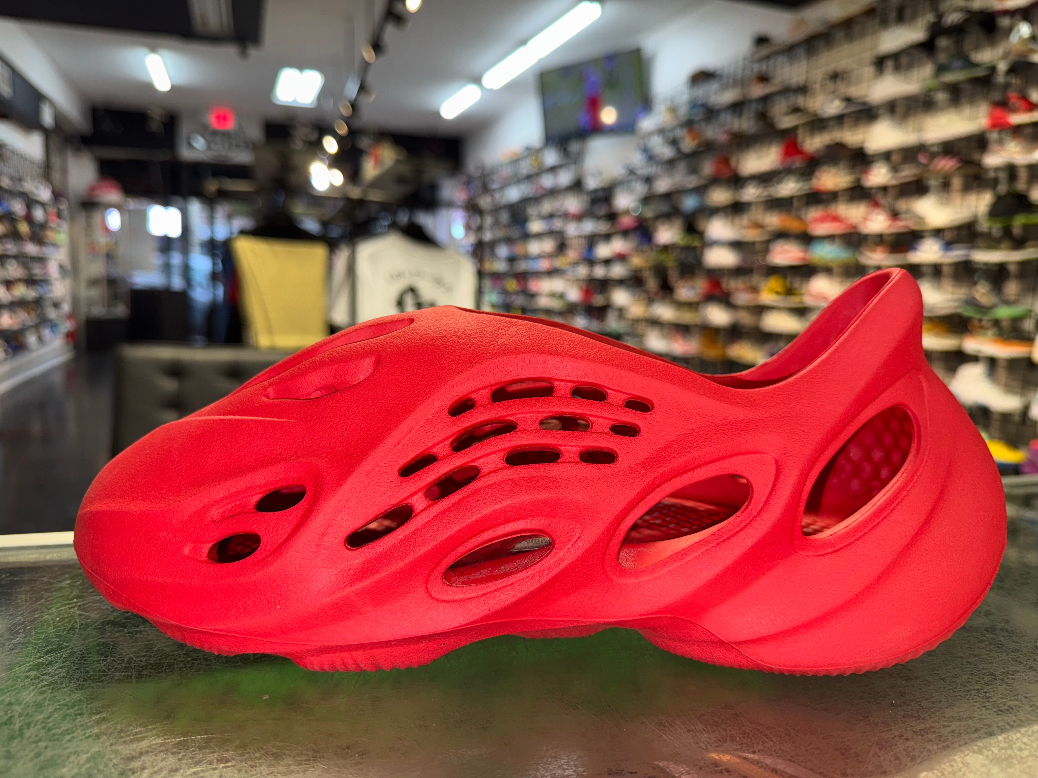 Size 10 Yeezy Foam RNNR "Vermillion"