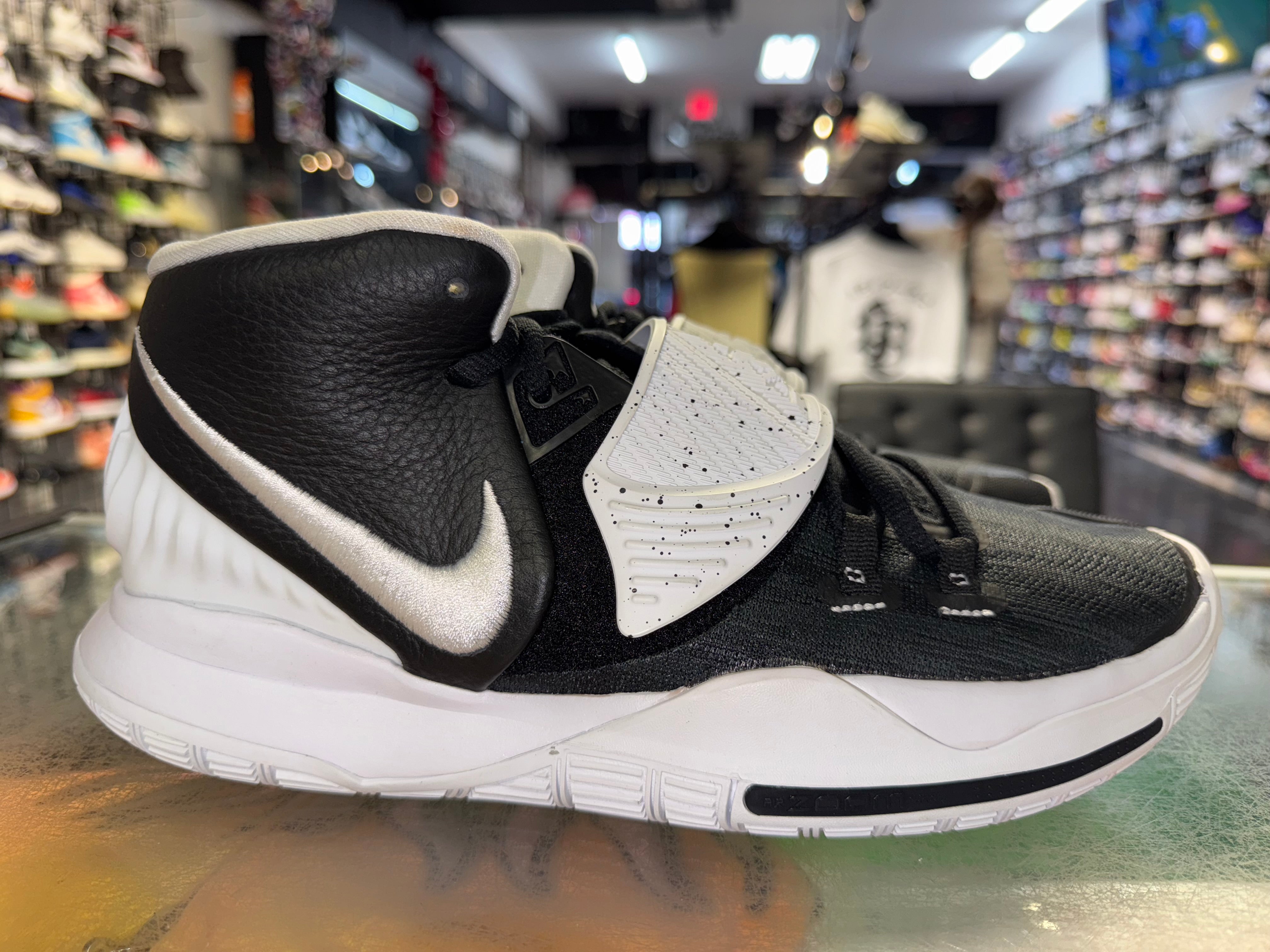 Size 9 Nike Kyrie 6 "Team Black White" Brand New