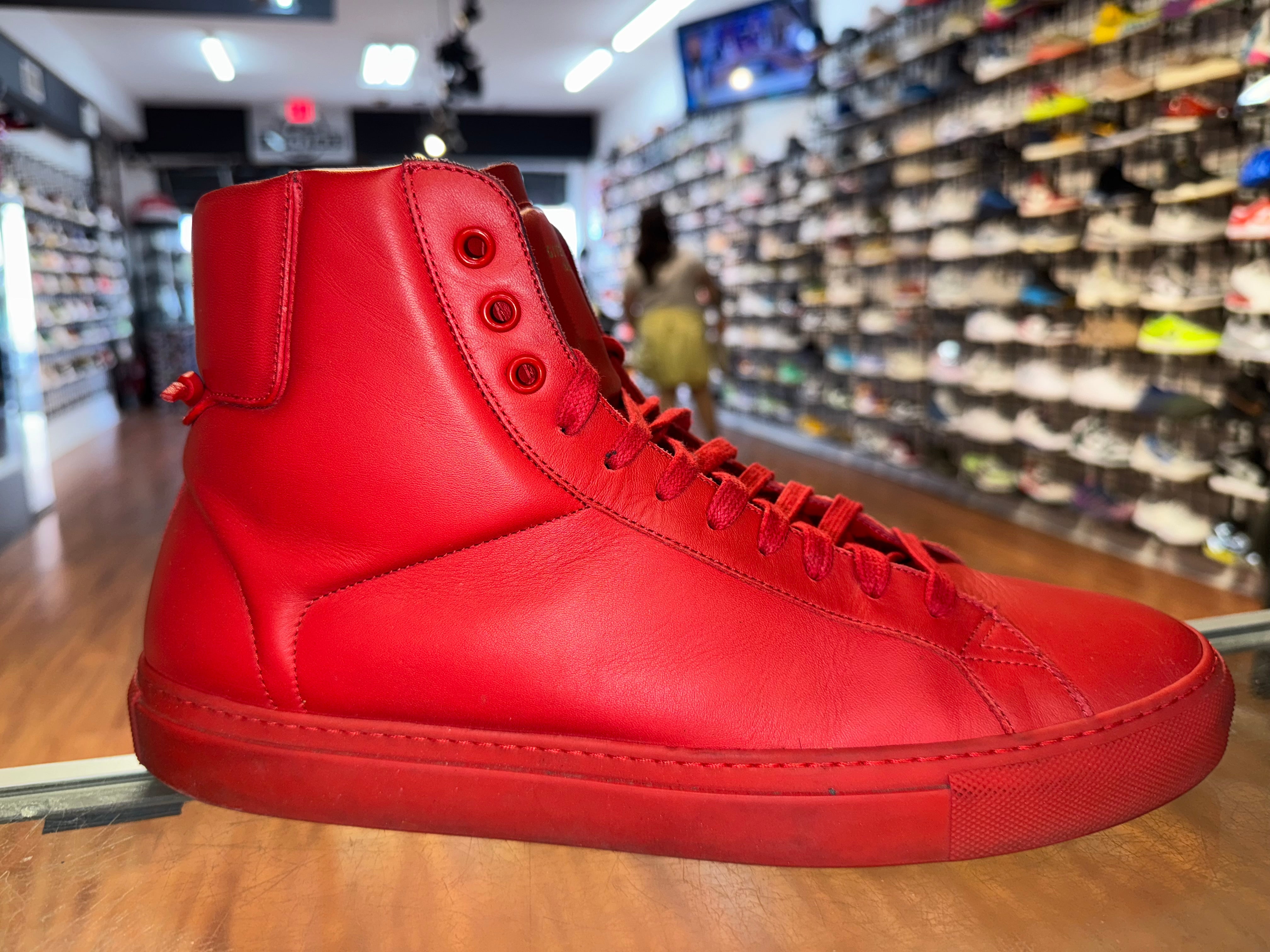 Size 12 (45 EU) Givenchy Leather High Red