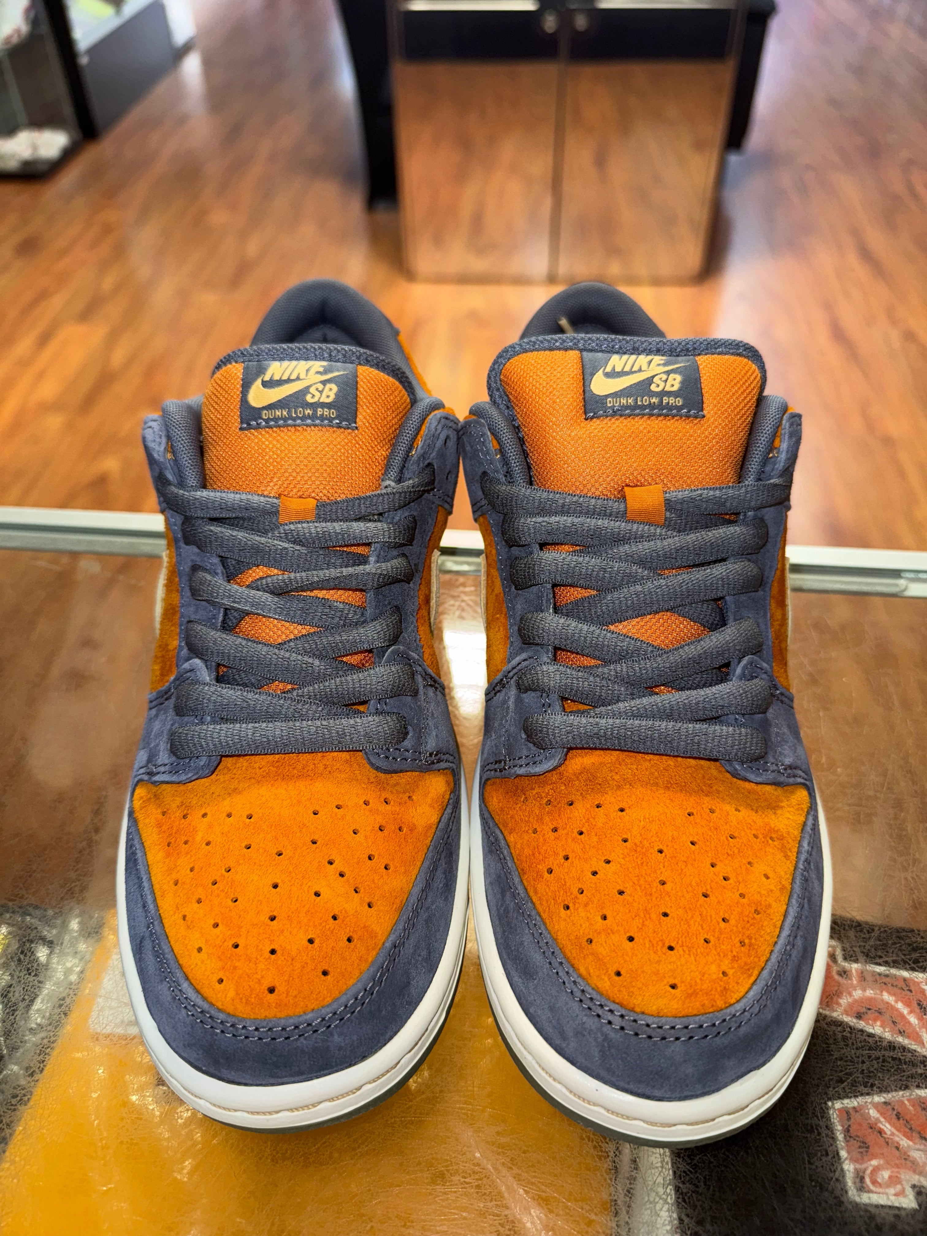 Size 9 Dunk Low SB "Light Carbon Monarch" Brand New