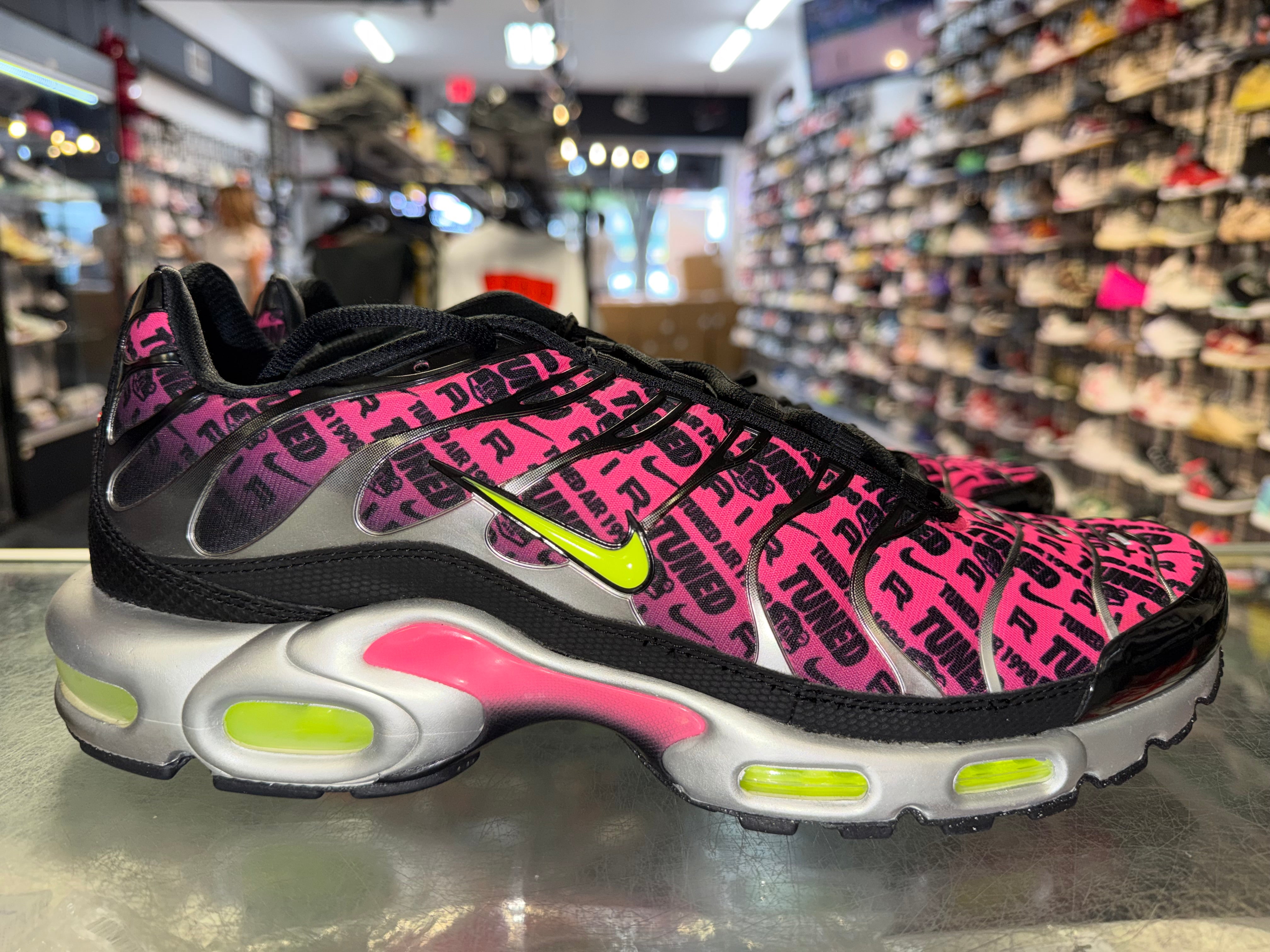 Size 13 Air Plus Mercurial XXV "Hyper Pink and Volt"