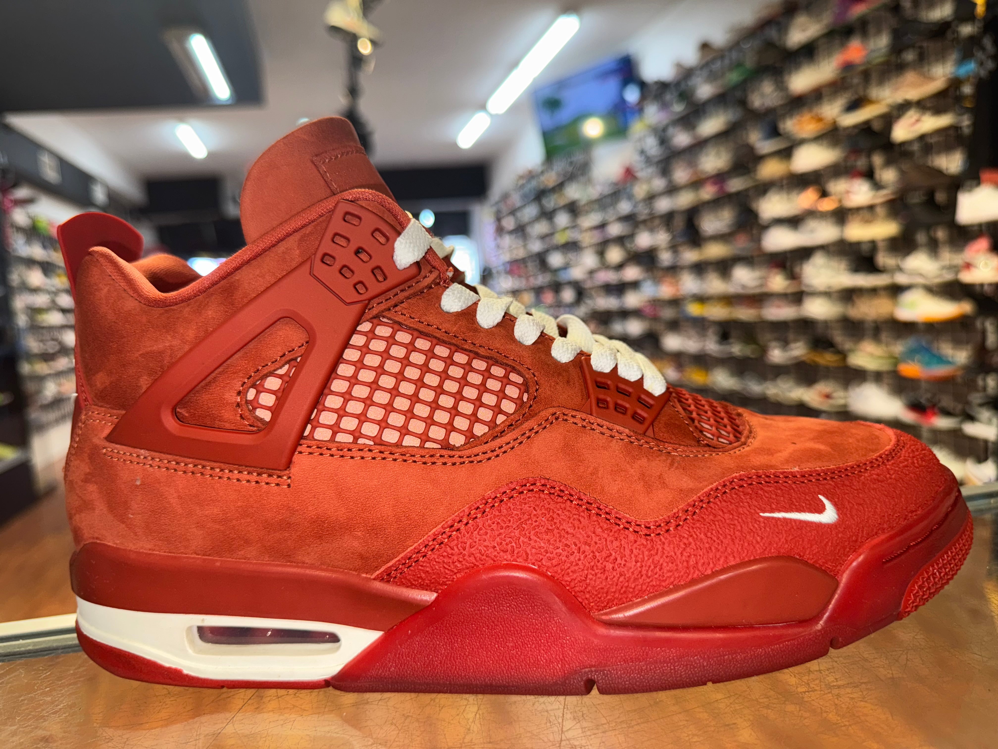 Size 9.5 Air Jordan 4 Nigel Sylvester "Brick by Brick"