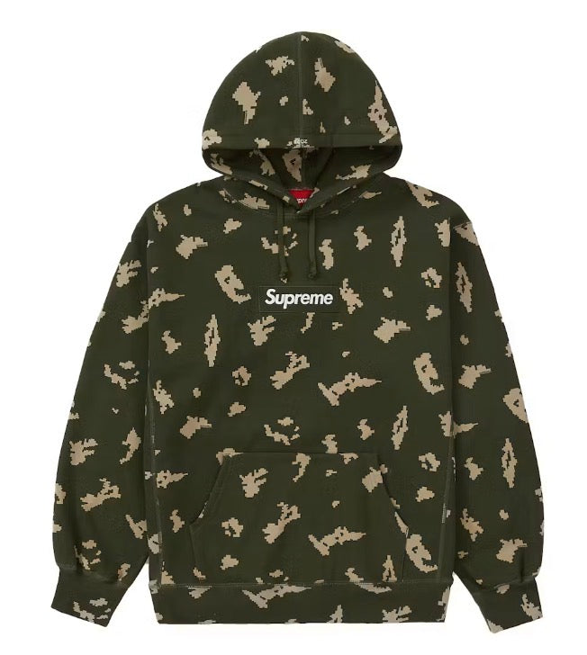 Supreme Box Logo Hoodie Digi Camo, pre-owned, size M