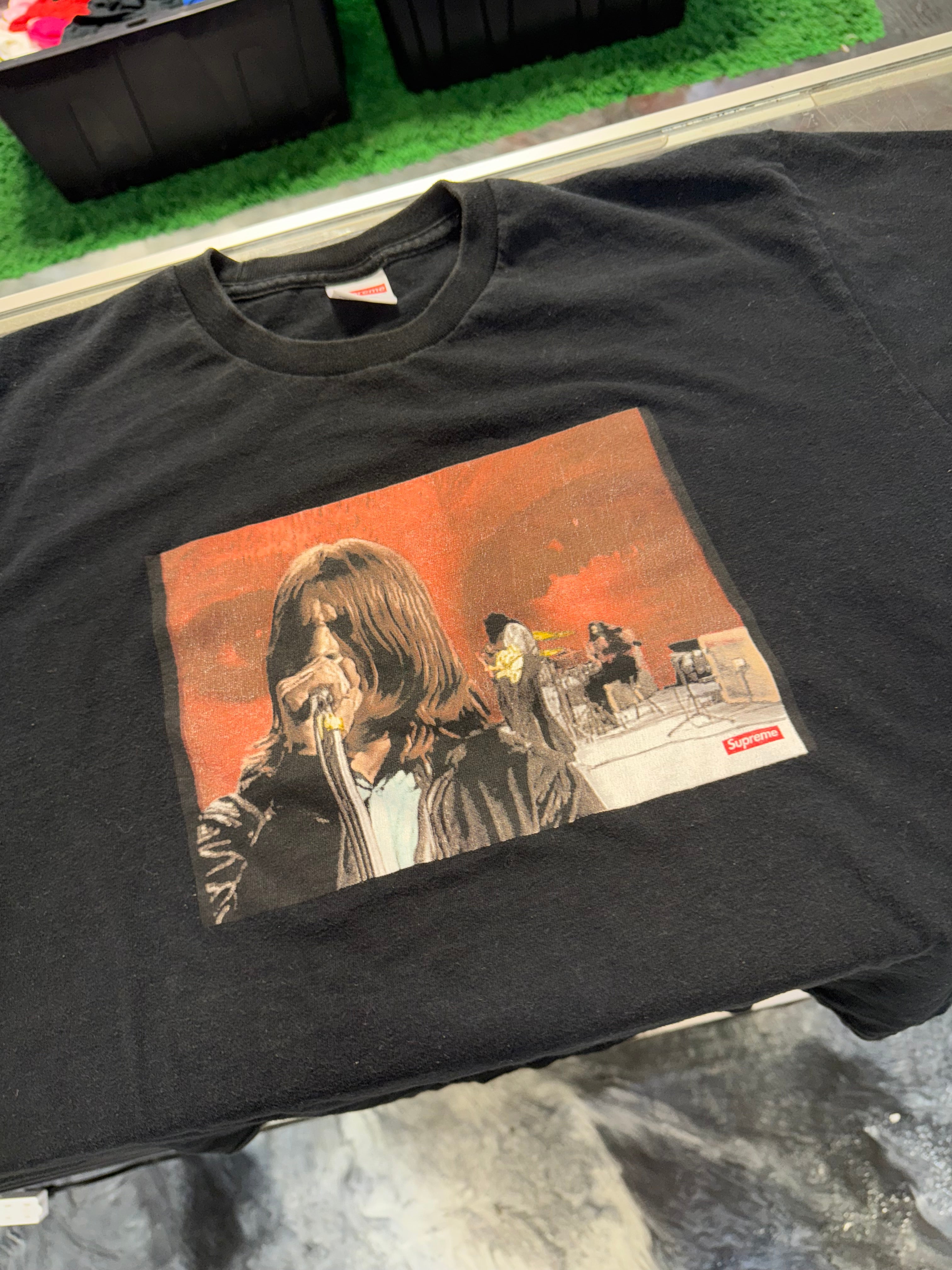 Size L Supreme Black Sabbath Paranoid Tee “Black”
