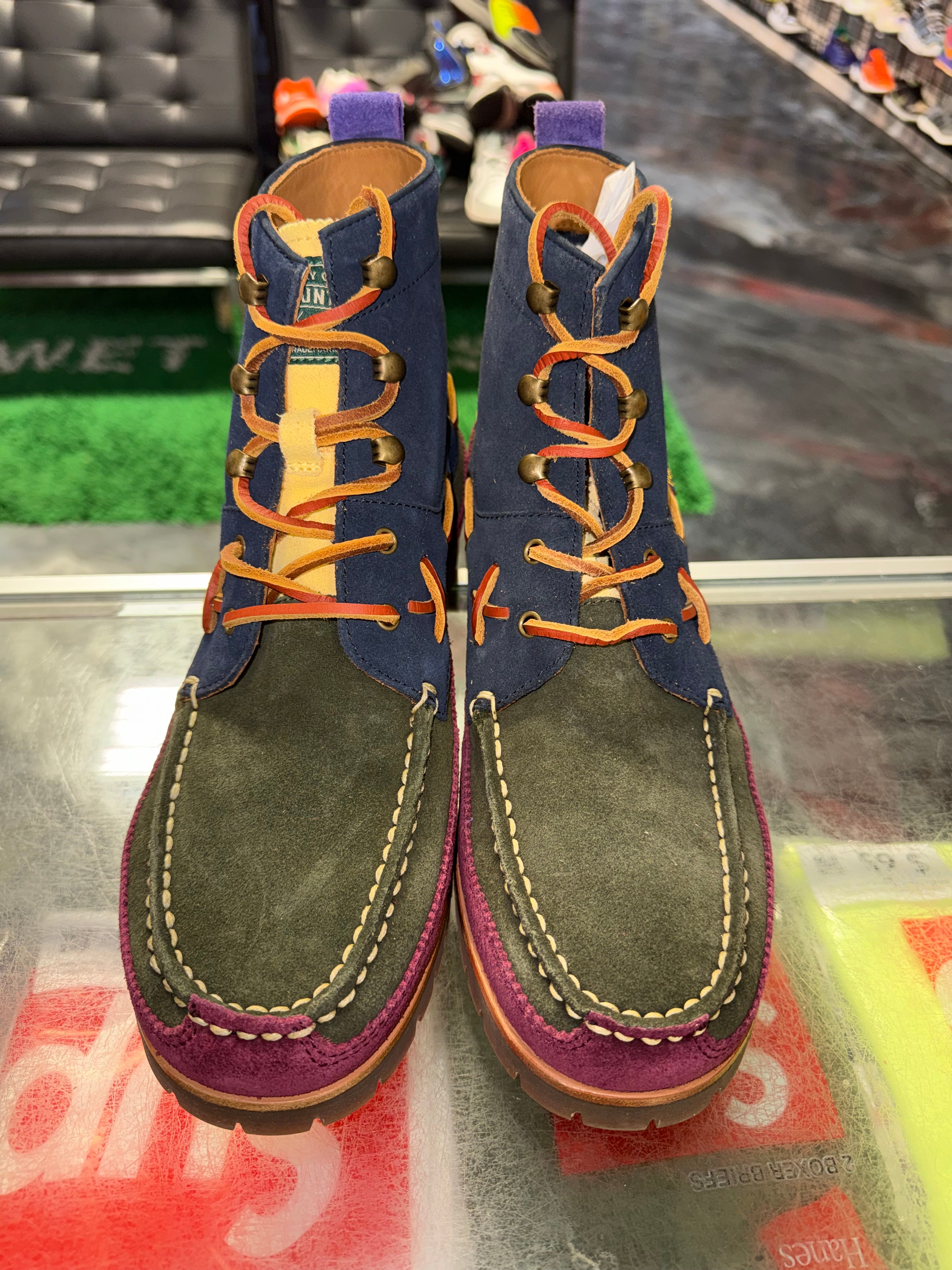 Size 10 Polo Ranger Boot Mid "Multicolor" Brand New