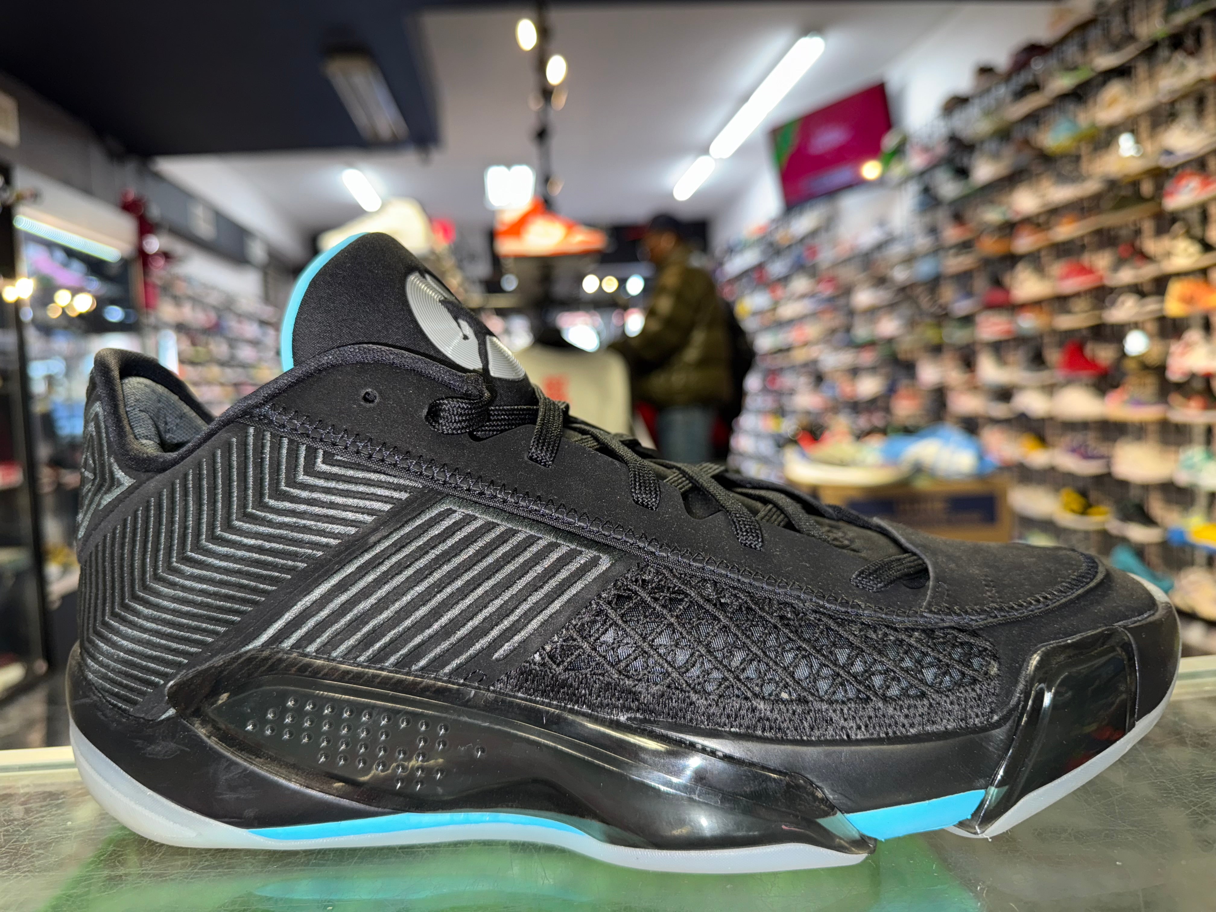 Size 11.5 Air Jordan 38 Low "Black Gamma Blue"