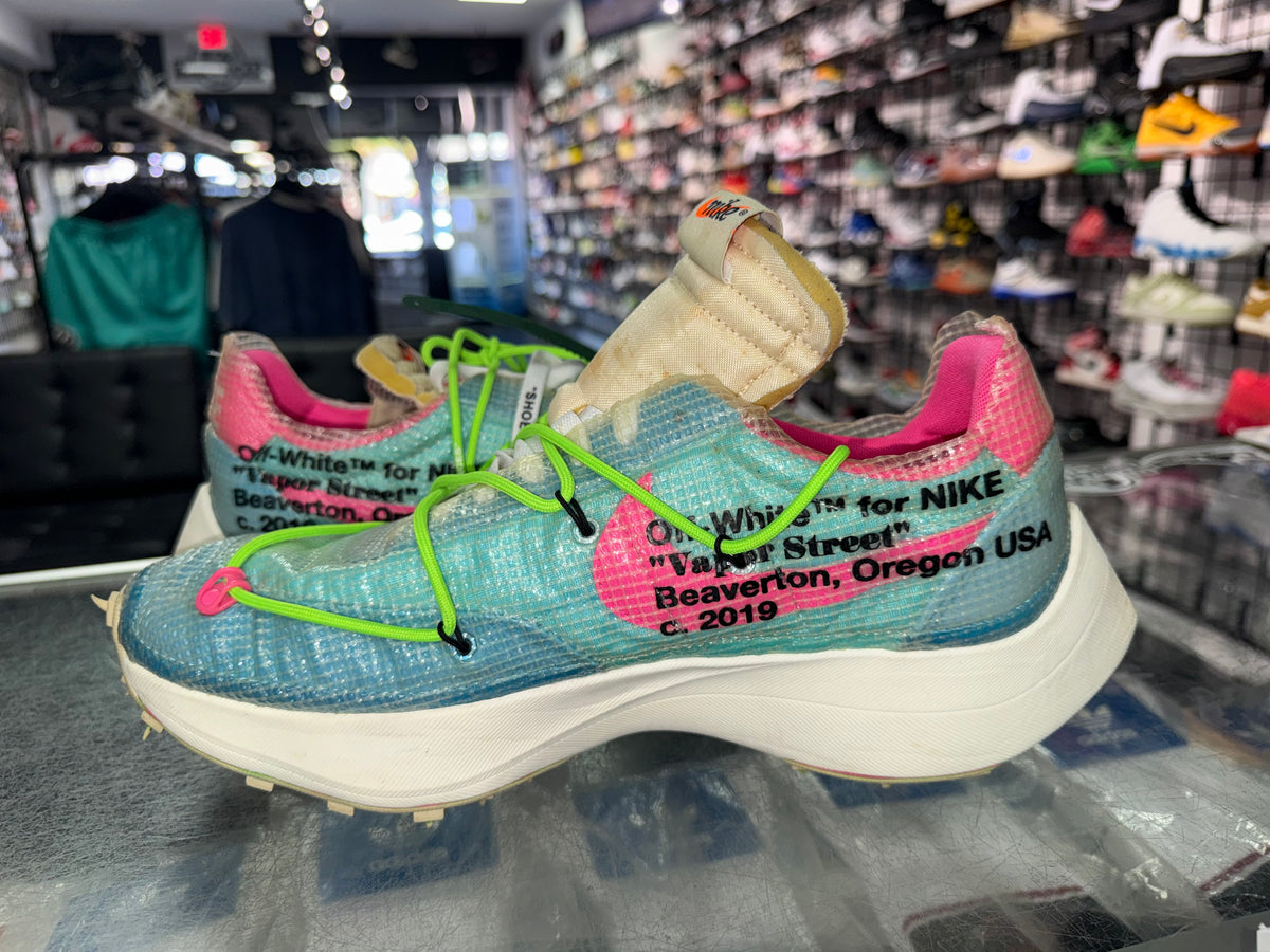 Nike Vapor Street Off-White Polarized Blue sneaker, pre-owned, size 12.5 (14W) – view 4