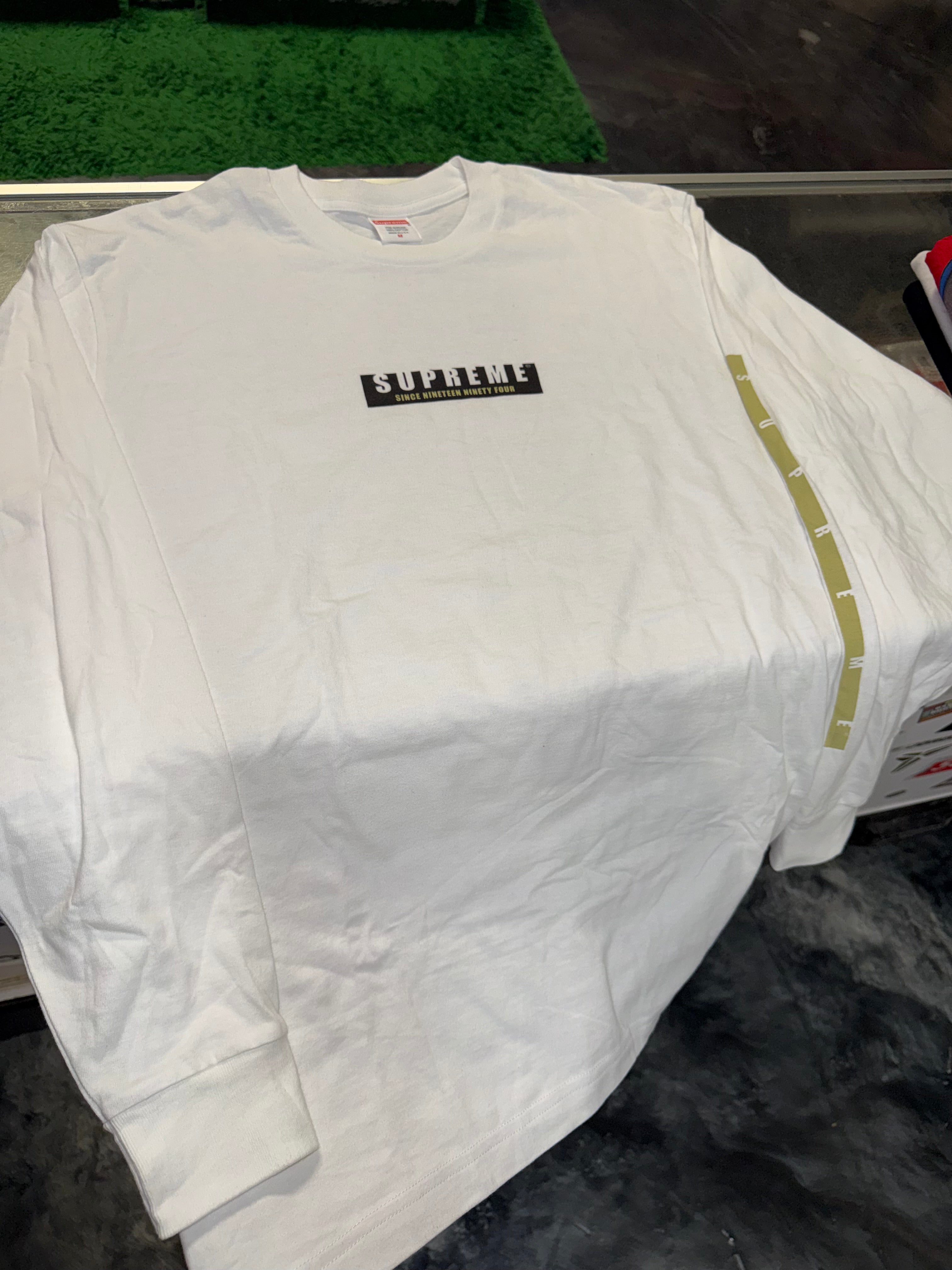 Size M Supreme Since 1994 Long Sleeve “White”