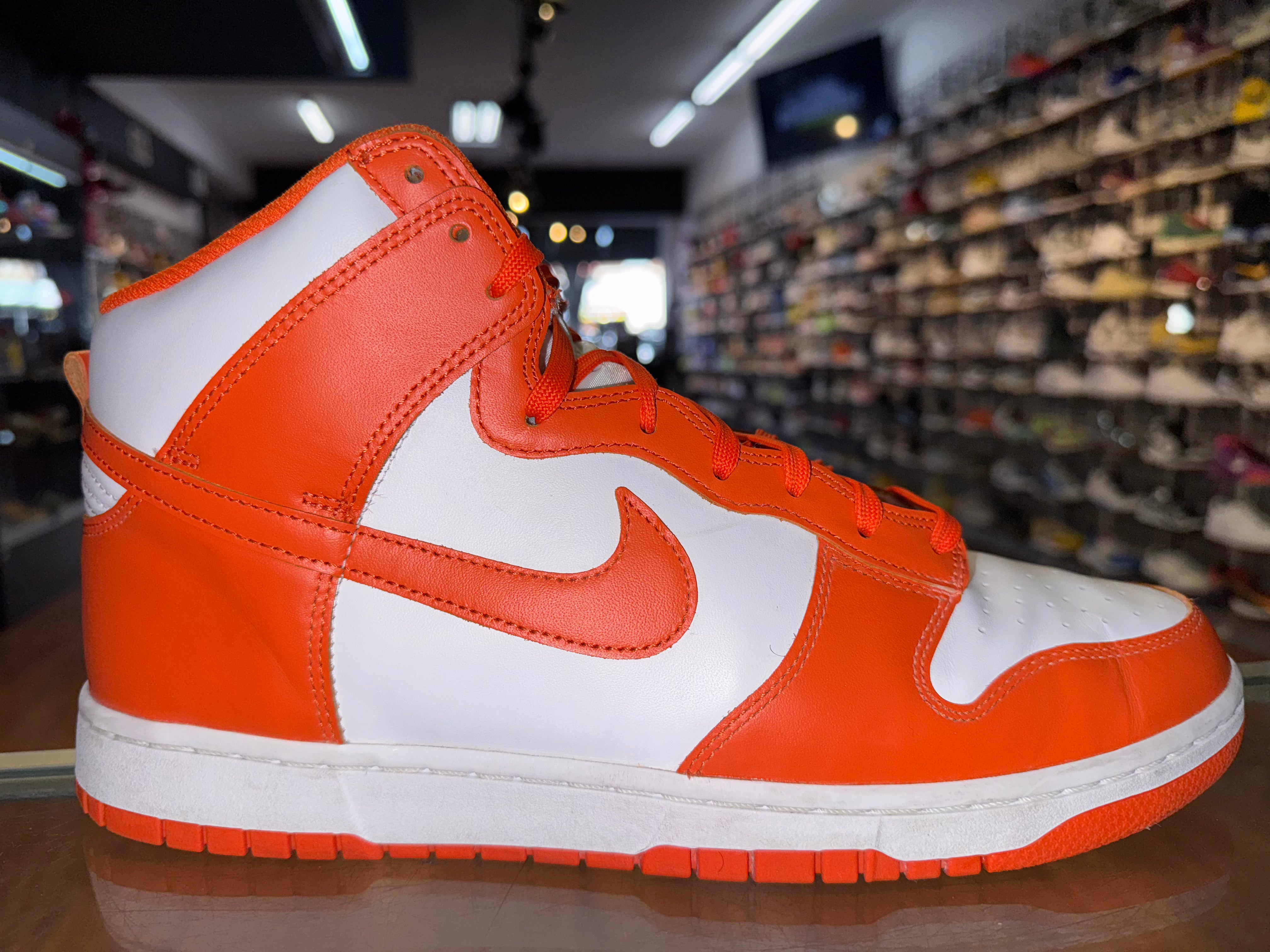 Size 12 Dunk High "Syracuse"