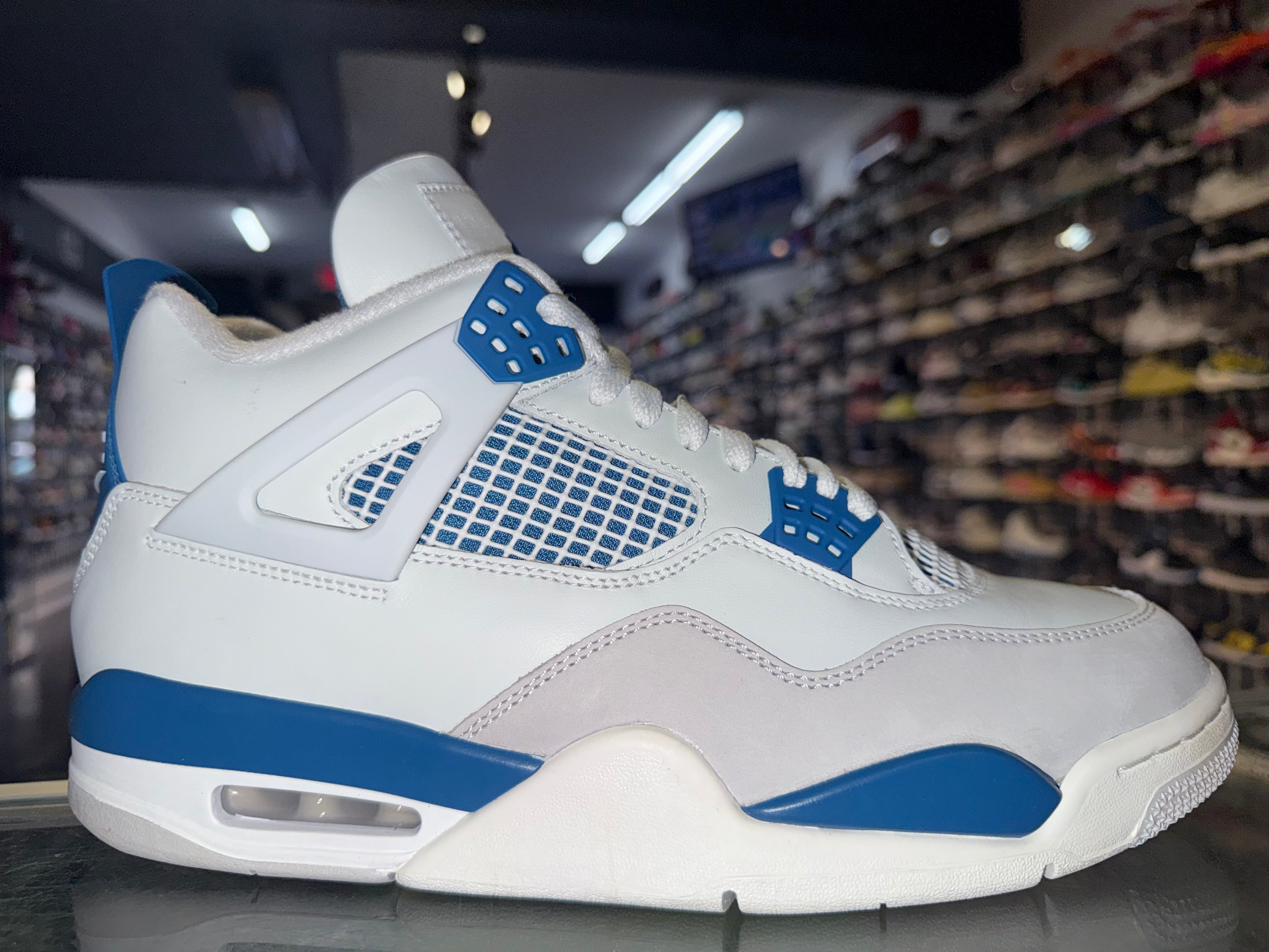 Size 10 Air Jordan 4 "Military Blue"