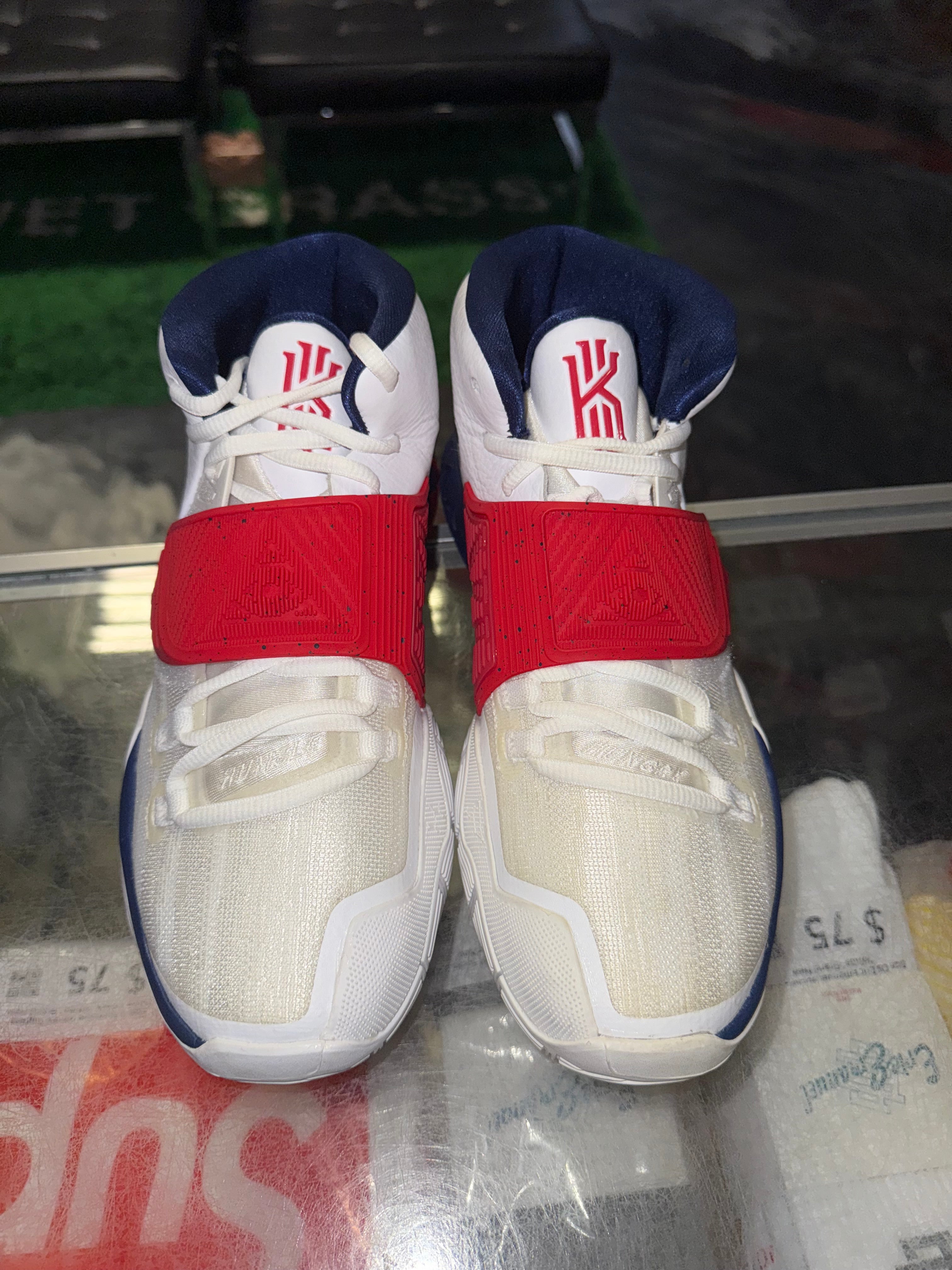 Size 9 Kyrie 6 "USA" Brand New