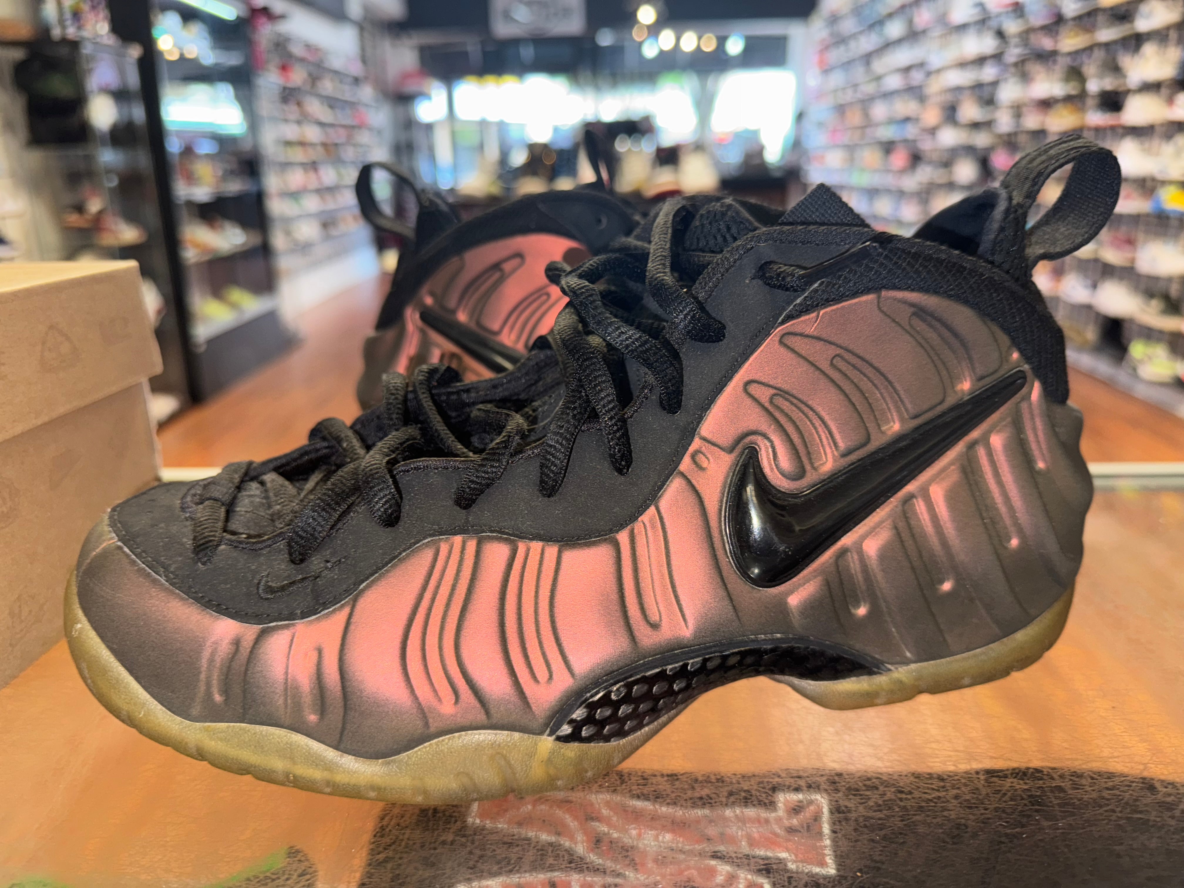 Size 9.5 Foamposite Pro "Gym Green"