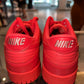 Size 7y Dunk Low “Triple Red” Brand New (Mall)