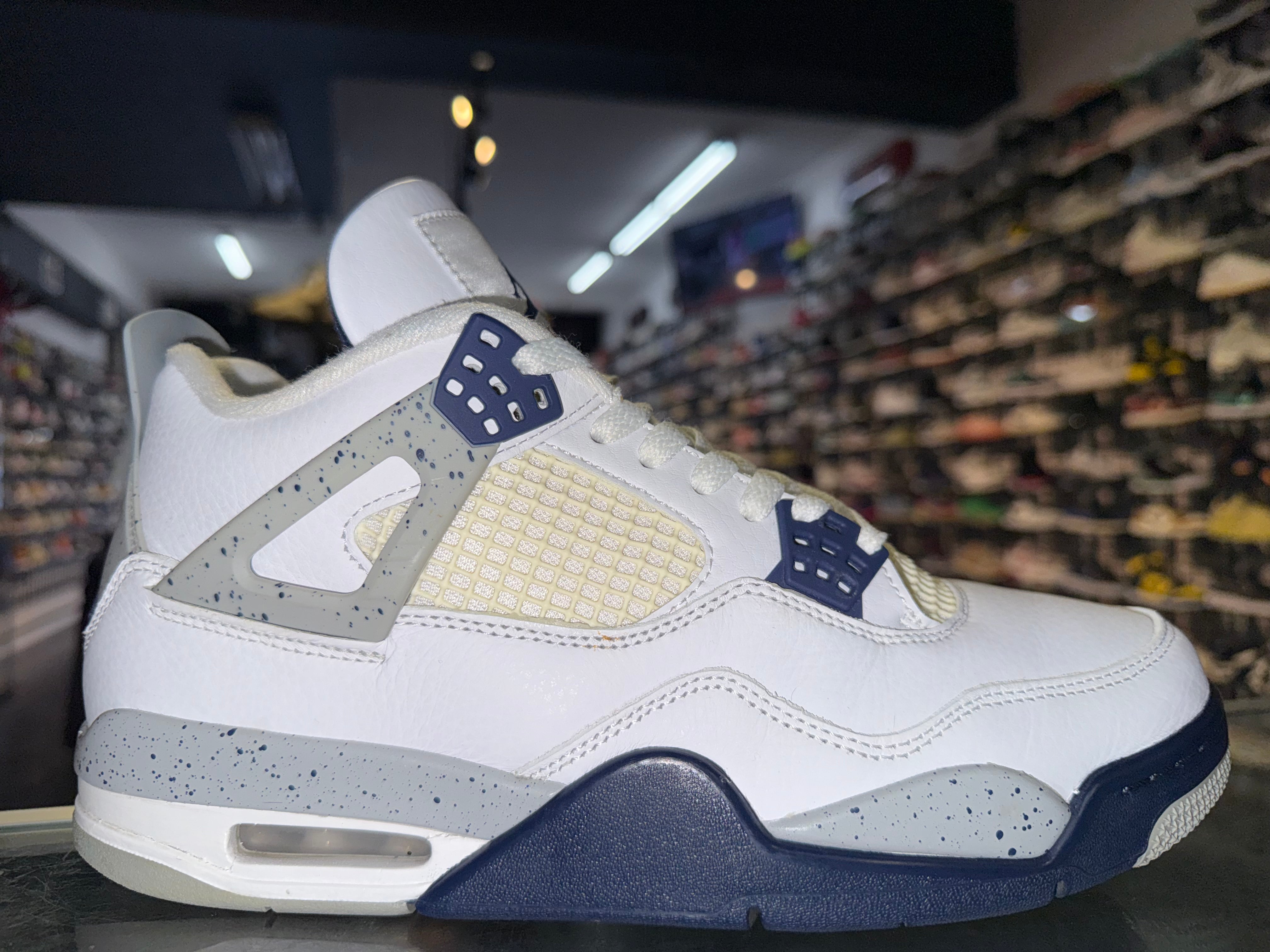 Size 9.5 Air Jordan 4 “Midnight Navy”