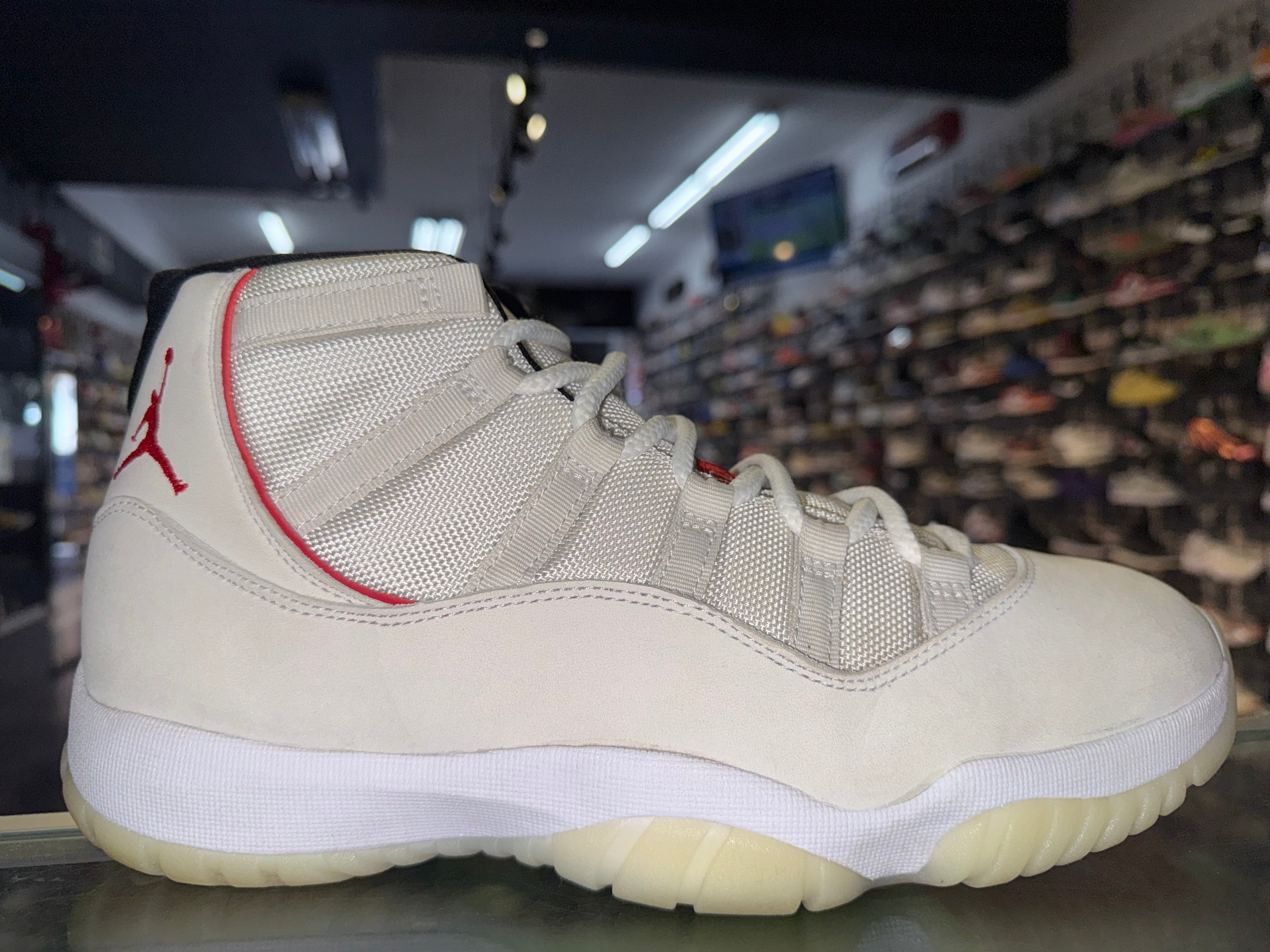 Size 10.5 Air Jordan 11 "Platinum Tint"