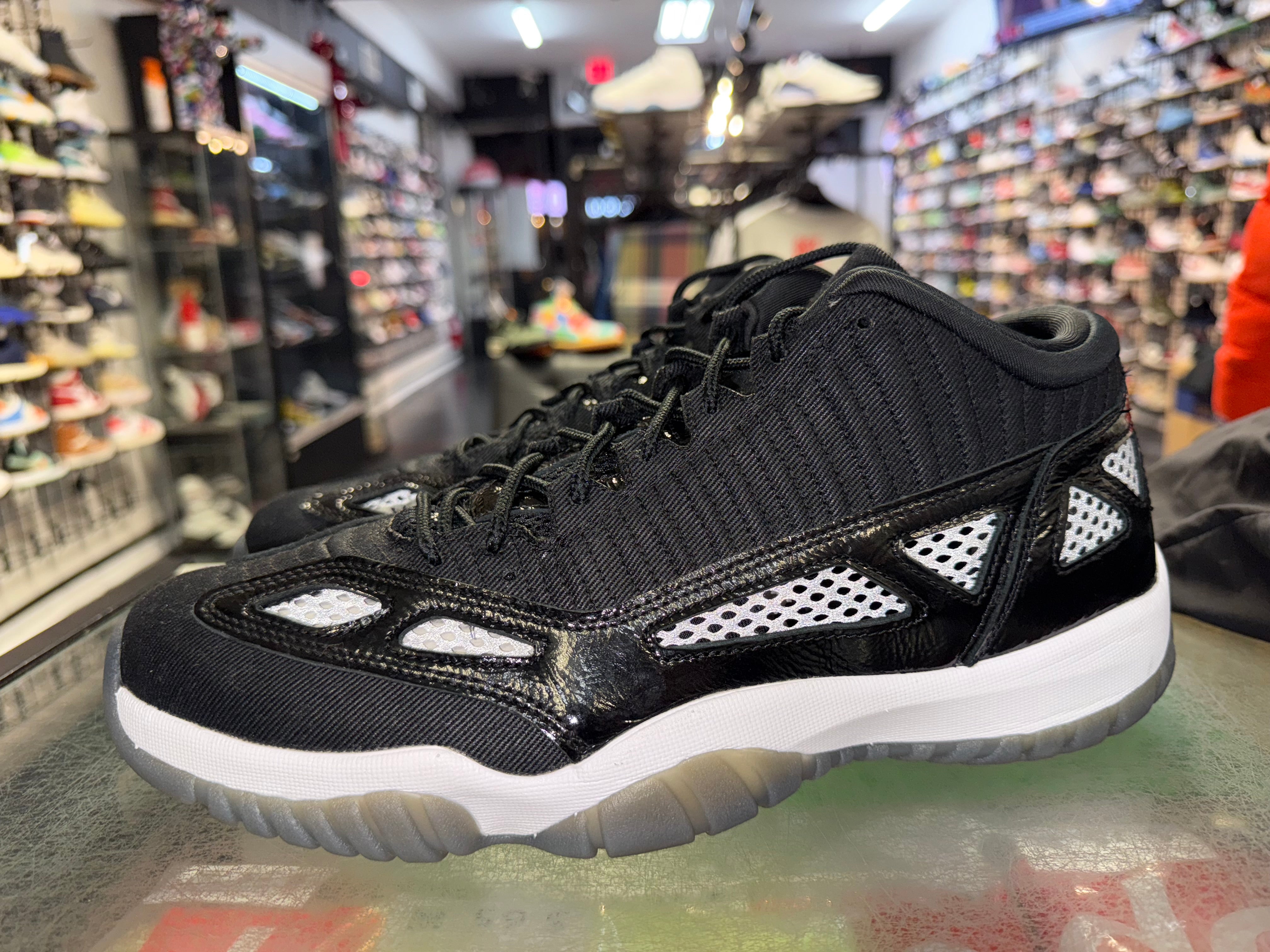 Size 12 Air Jordan 11 Low IE "Craft Black White"