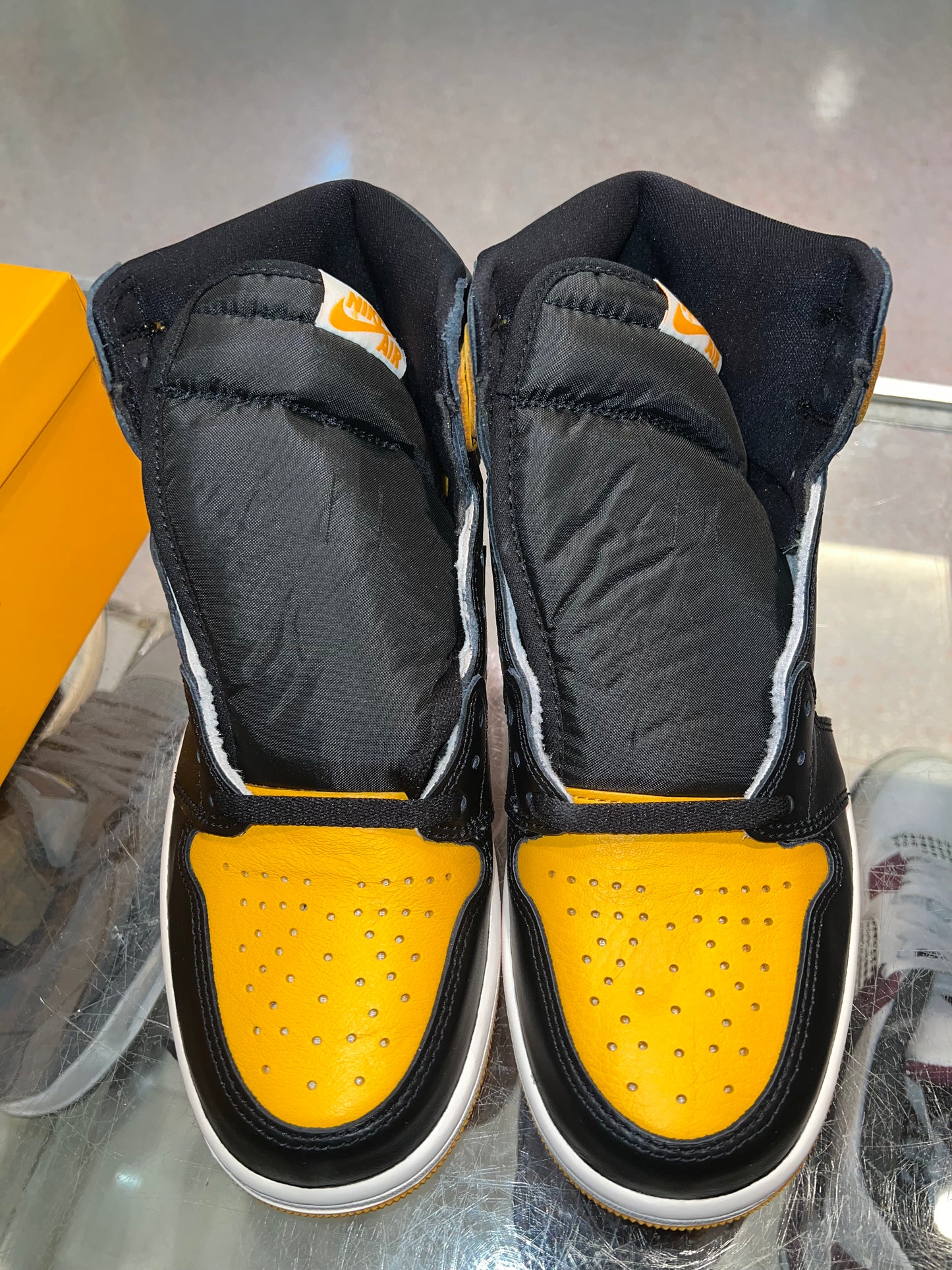 Size 9 Air Jordan 1 “Taxi” Brand New (Mall)