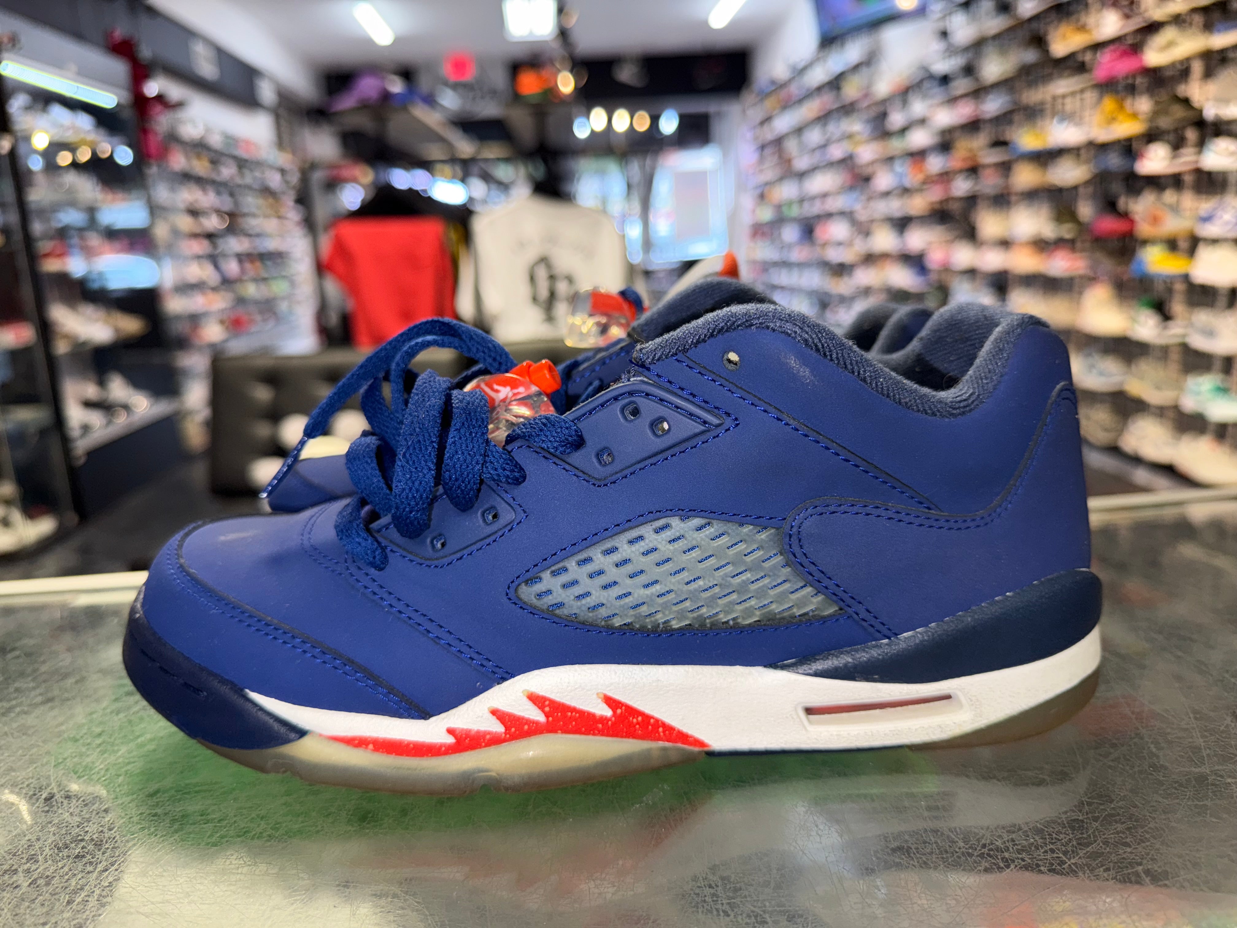 Size 7y Air Jordan 5 Low "Knicks"