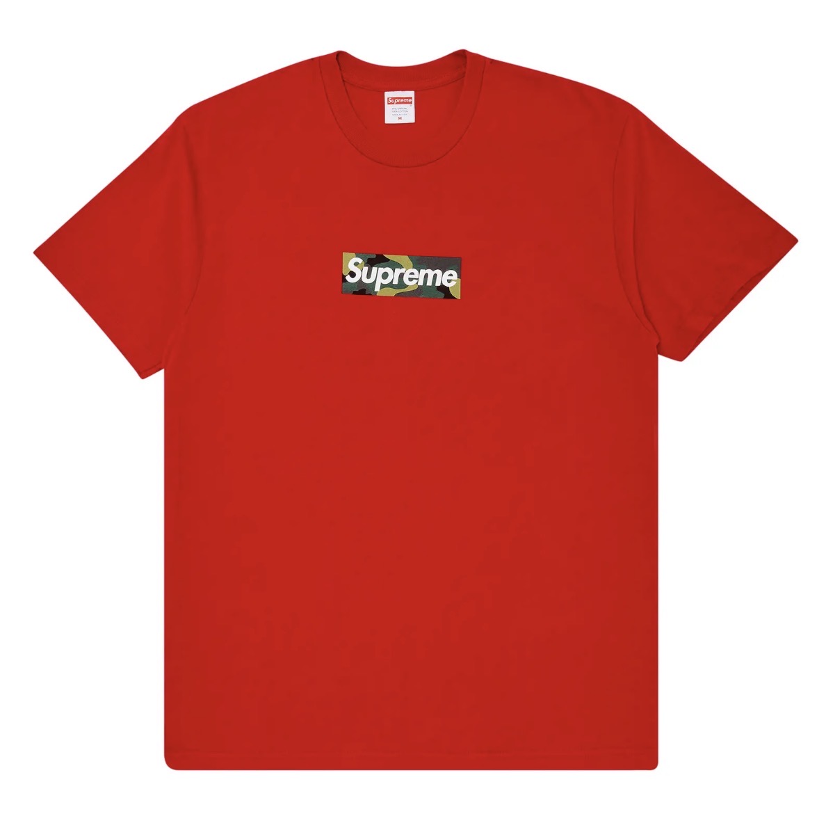 Size L Supreme Camo Box Logo Tee “Red” – Direct Kicks