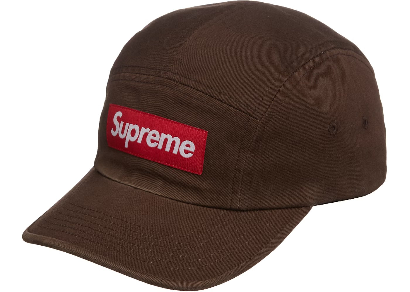 Size OS Supreme 5 Panel Hat “Brown”