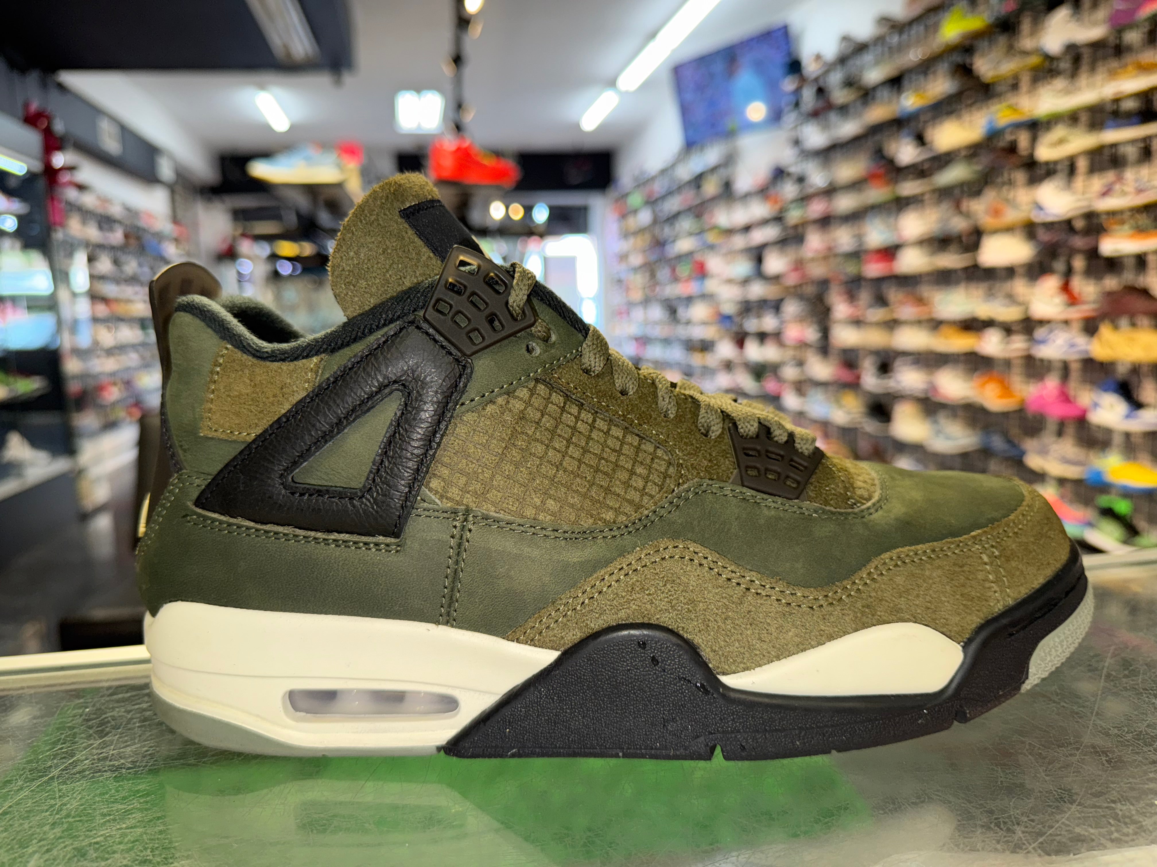 Size 10 Air Jordan 4 Craft "Olive"