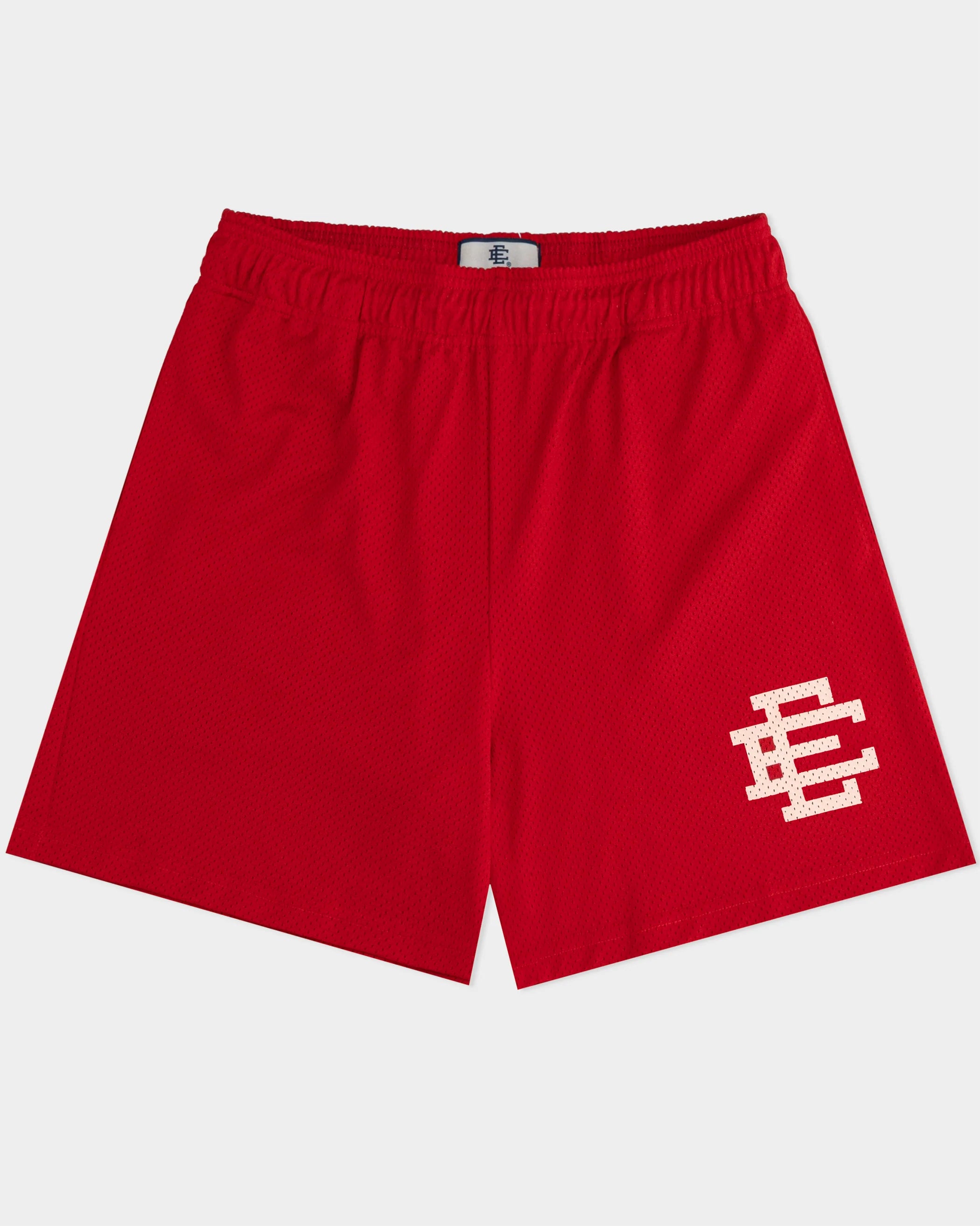 Size L Eric Emanuel EE Shorts “Red/Cream” Brand New
