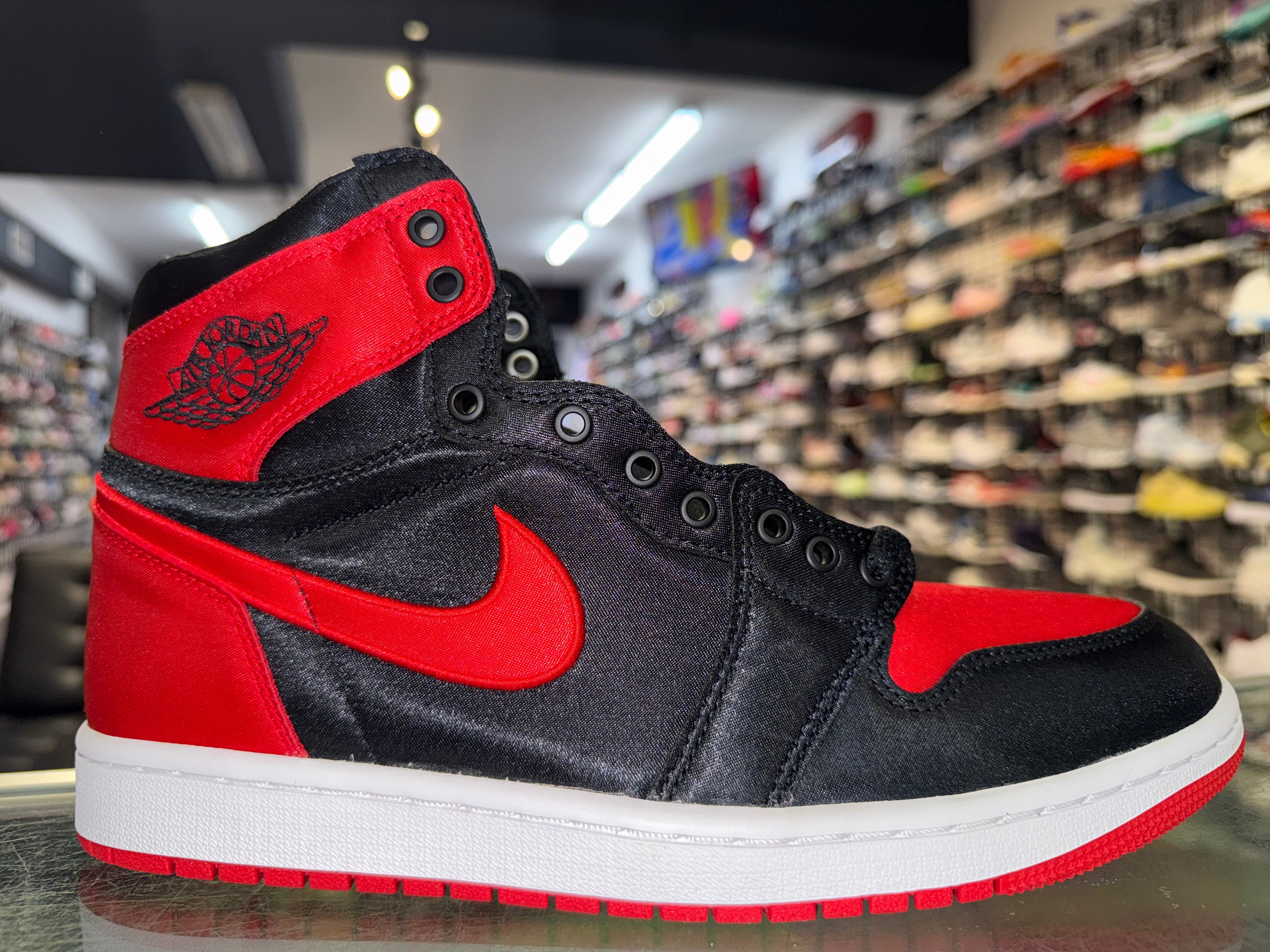 Size 8.5 (10W) Air Jordan 1 “Satin Bred” Brand New