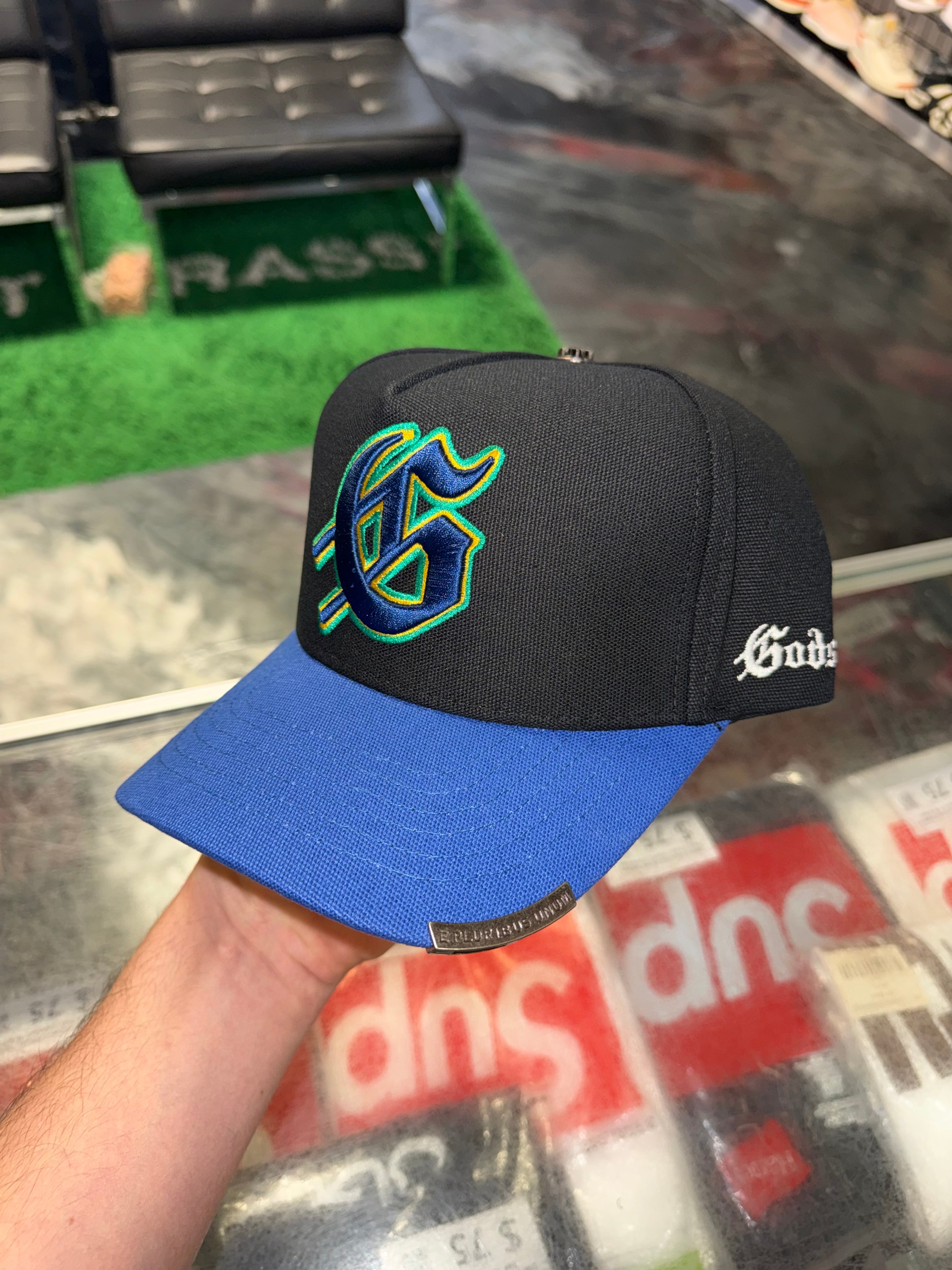 Size OS Godspeed SnapBack Hat “Black/Blue” Brand New