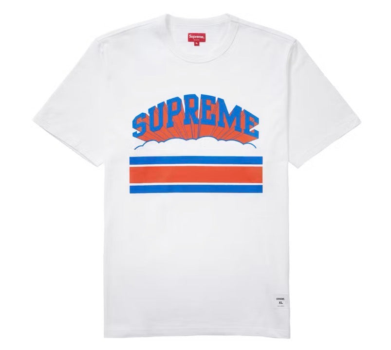 Size M Supreme Arc Logo Tee “Blue/Orange”