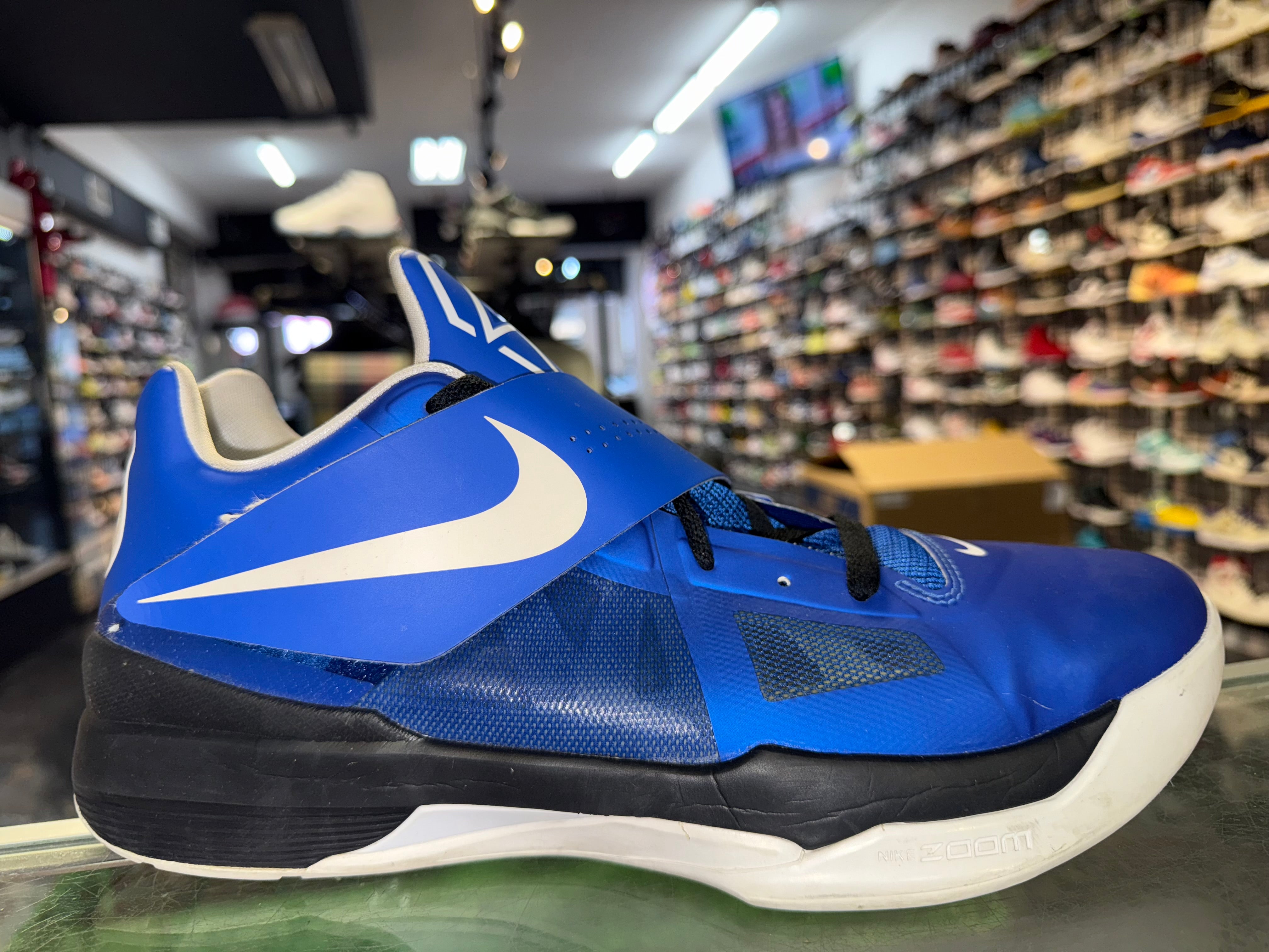 Size 12.5 KD 4 Nike ID "Kentucky"