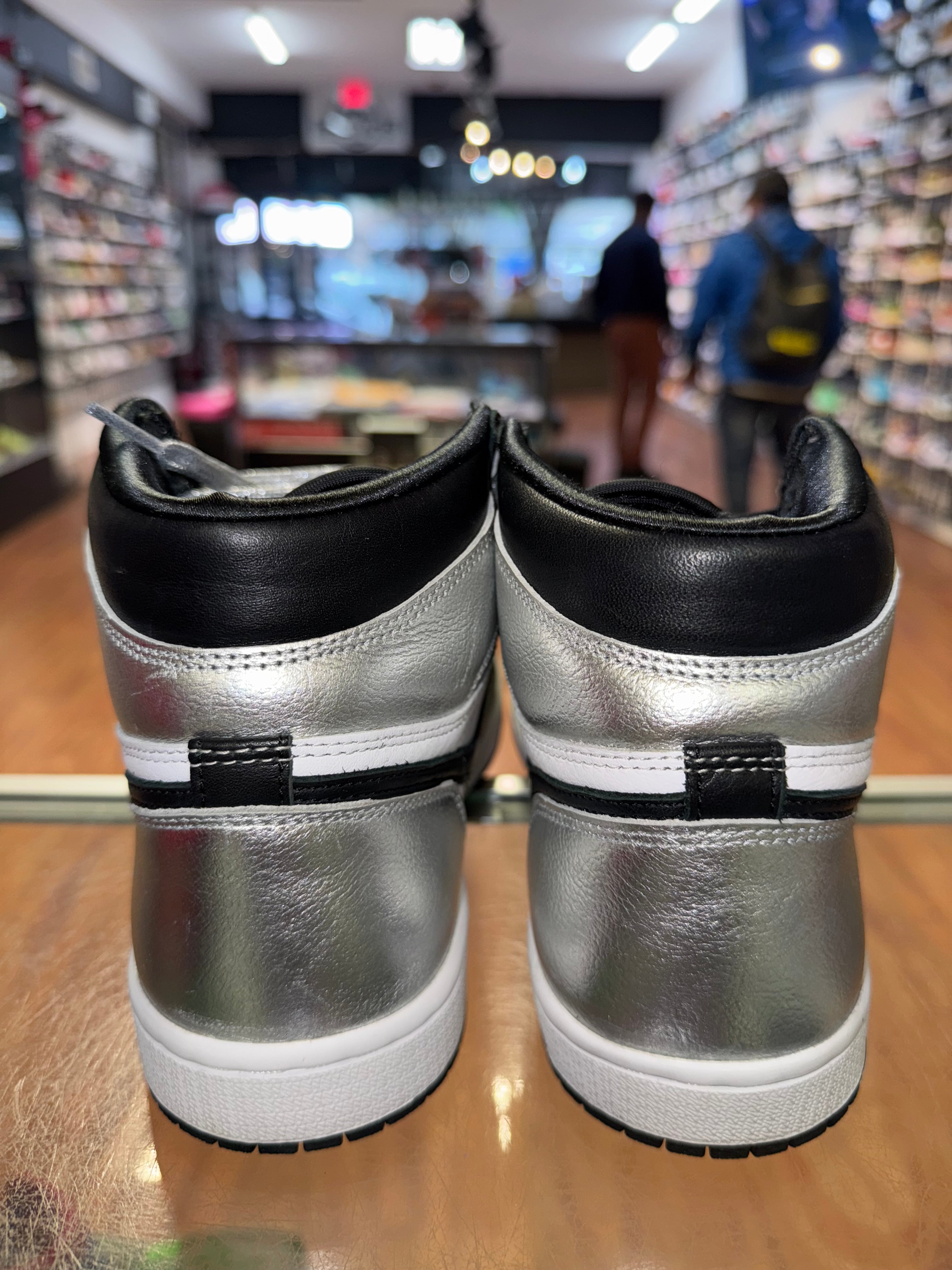 Size 5.5 (7W) Air Jordan 1 "Silver Toe"