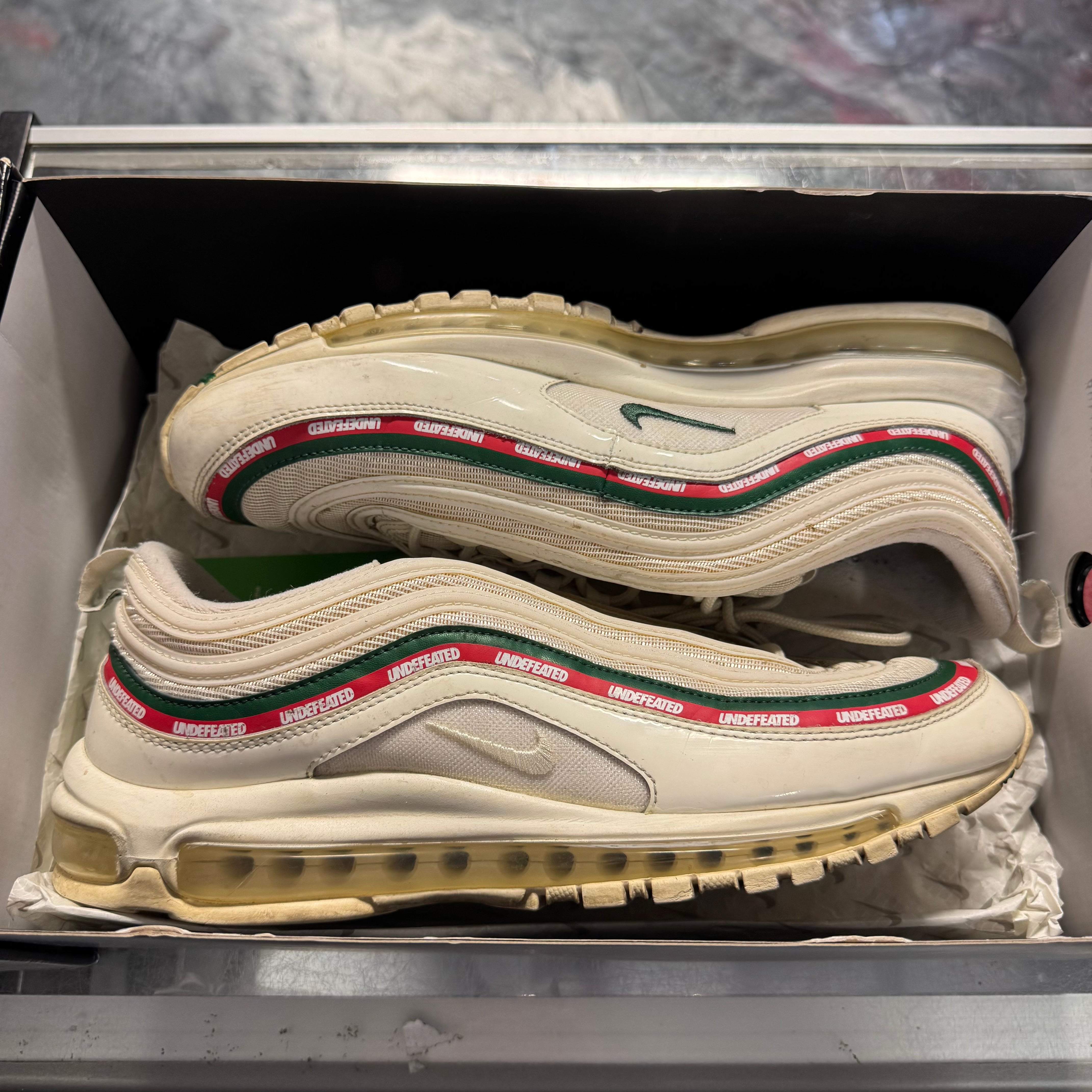 Size 13 Air Max 97 Undefeated "White"