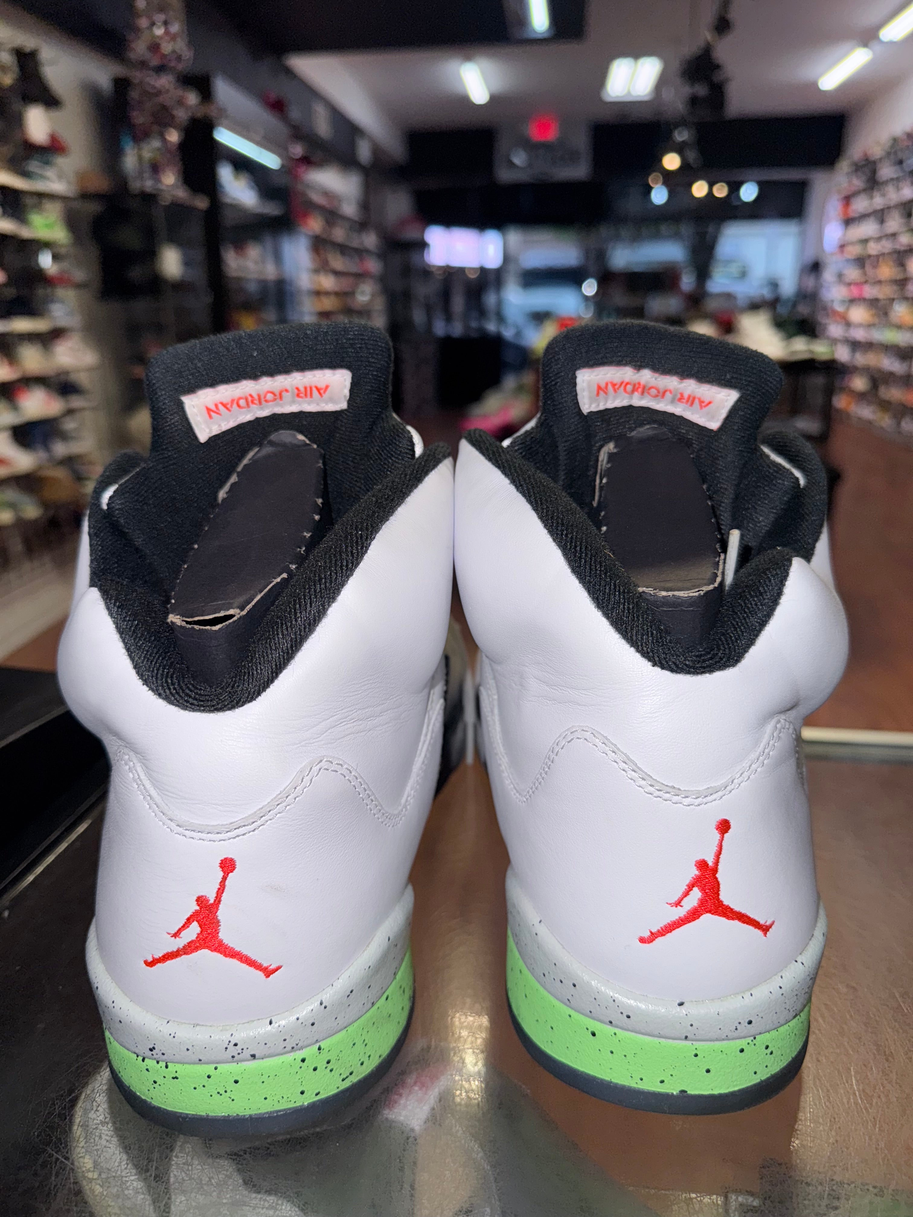 Size 13 Air Jordan 5 "Poison Green"