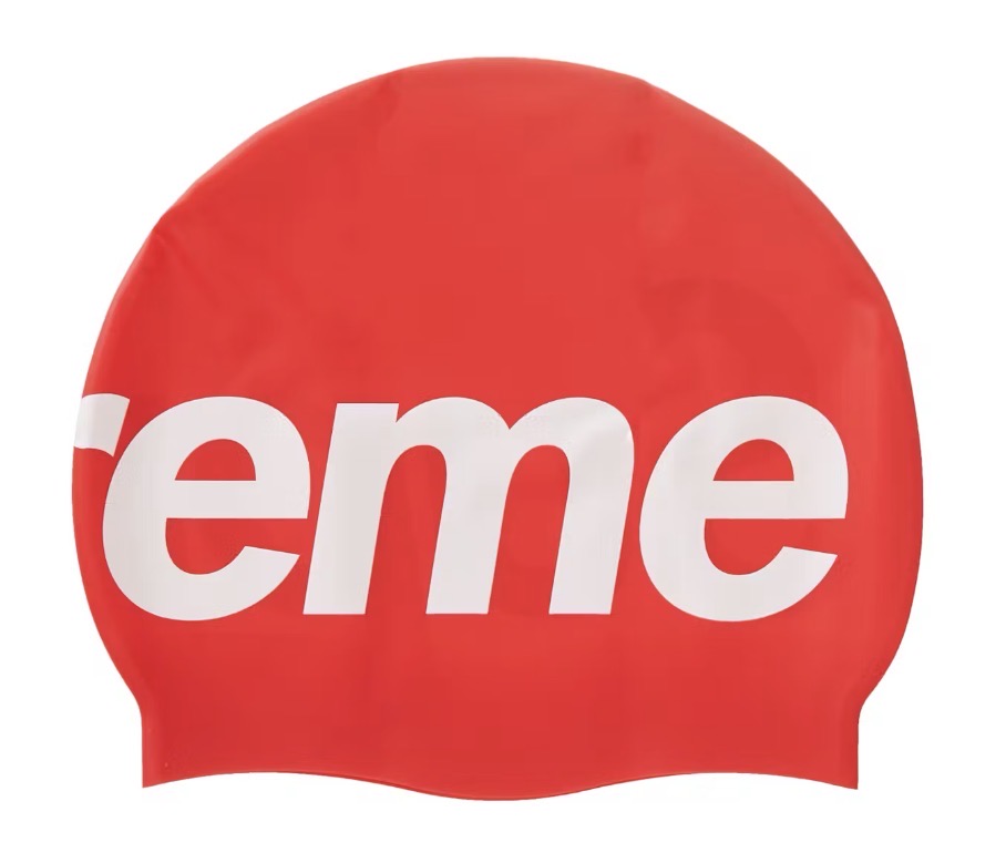 Size OS Supreme Speedo Swim Cap “Red” Brand New