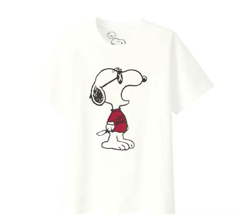 Size L Kaws x Uniqlo Peanuts Yawn Tee “White” Brand New