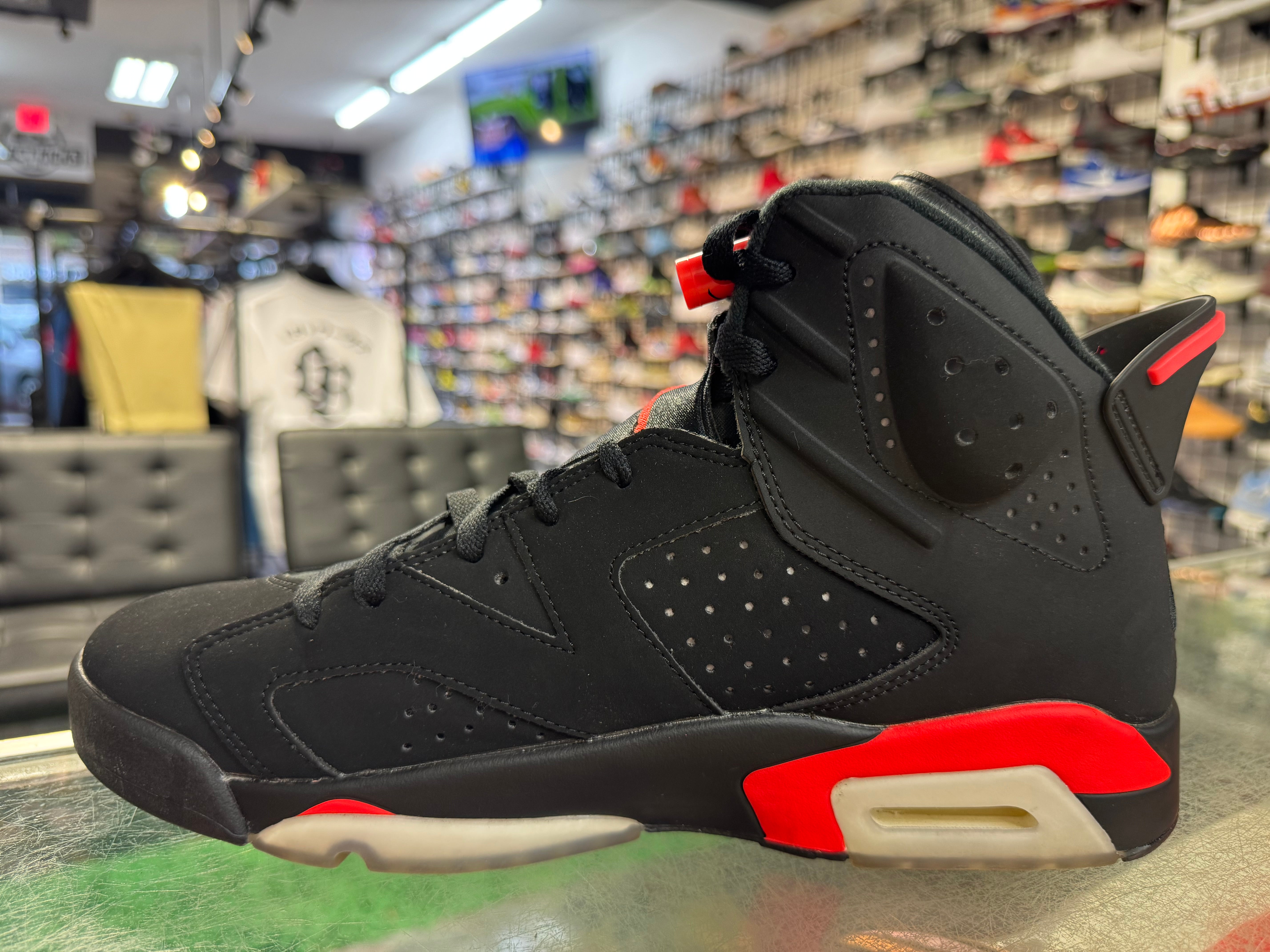 Size 10 Air Jordan 6 "Black Infrared"