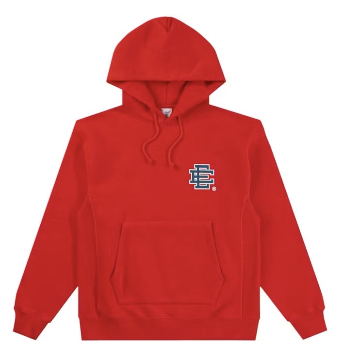 Size M Eric Emanuel EE Hoodie “Red/Navy” Brand New