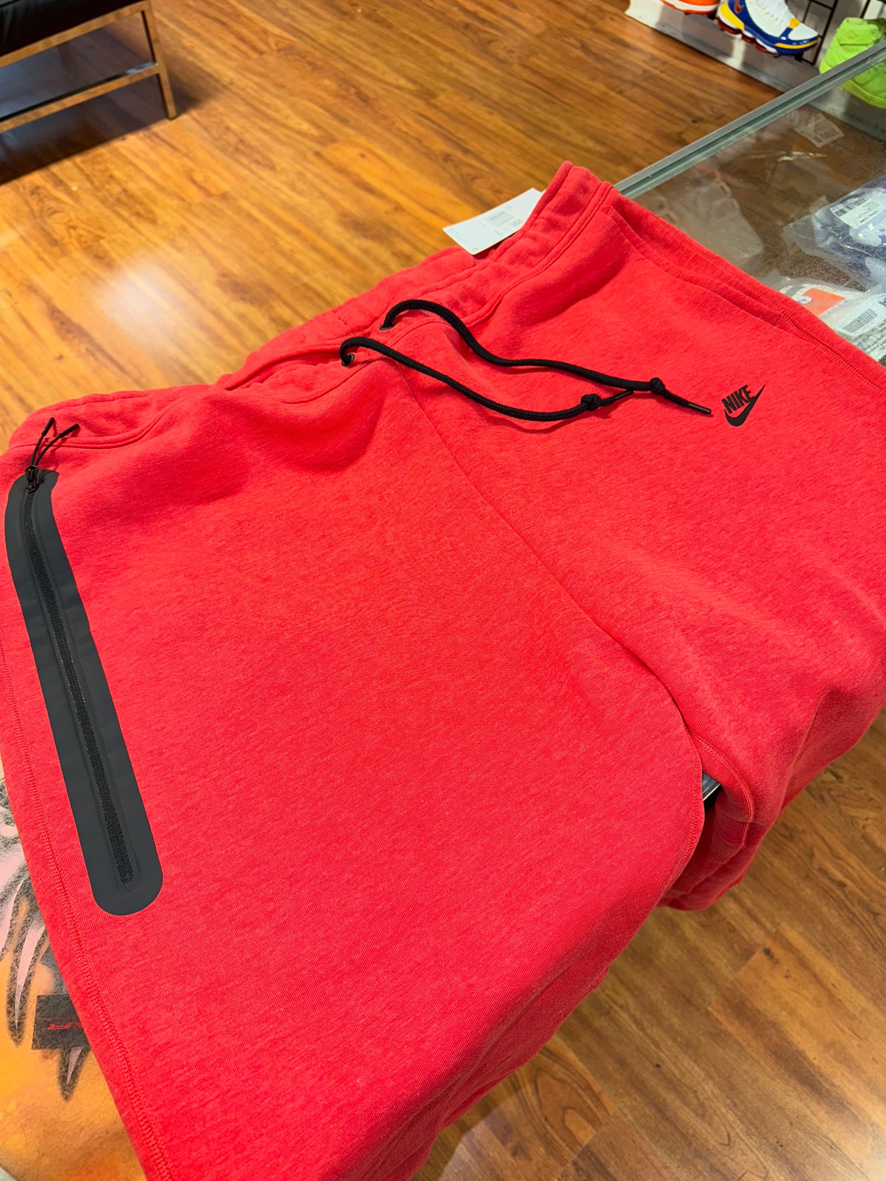 Size 4XL (Fits 2XL) Nike Tech Slim Fit Sweatpants “Red” Brand New